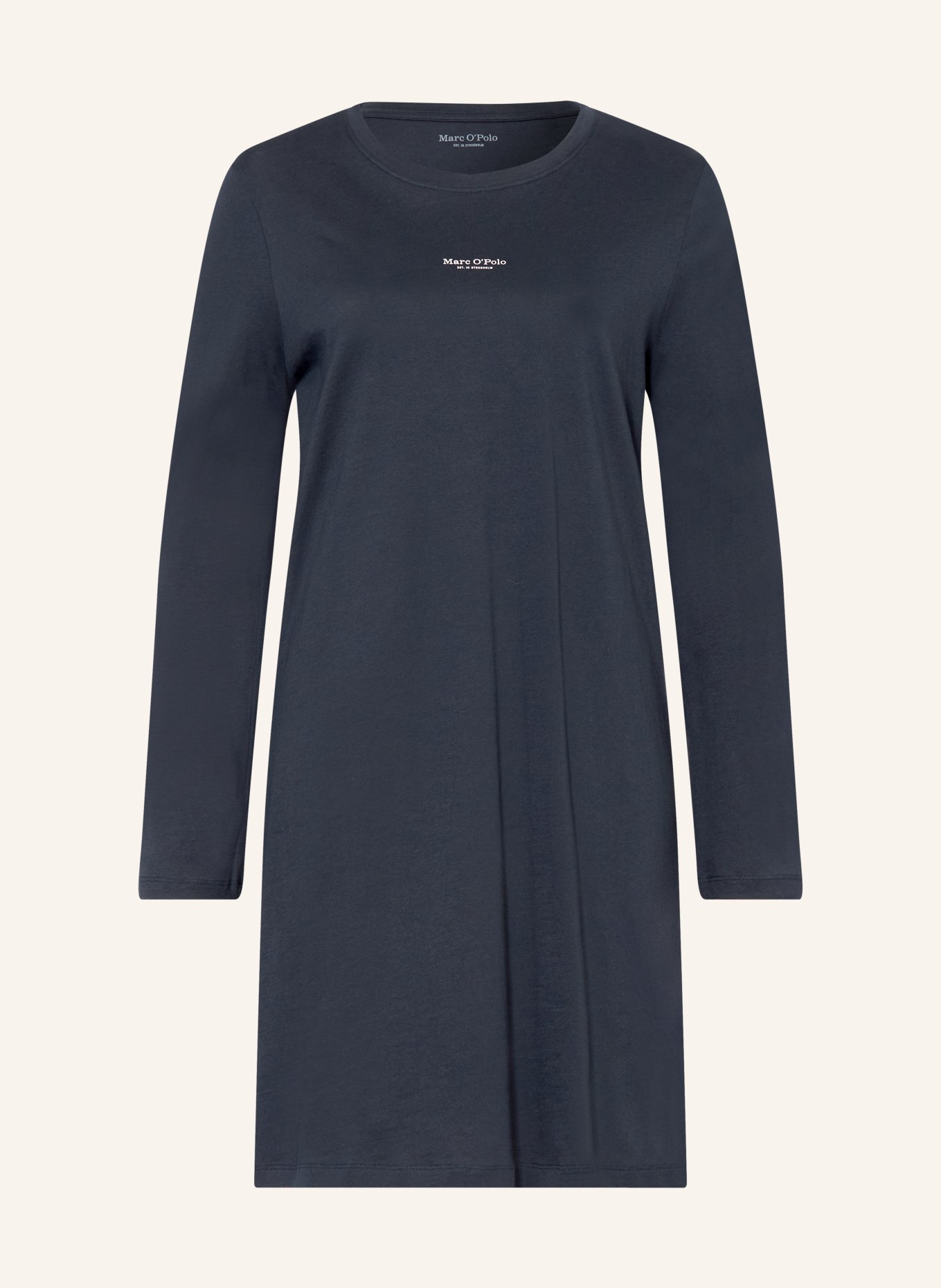 Marc O'Polo nachtjapon: DONKERBLAUW