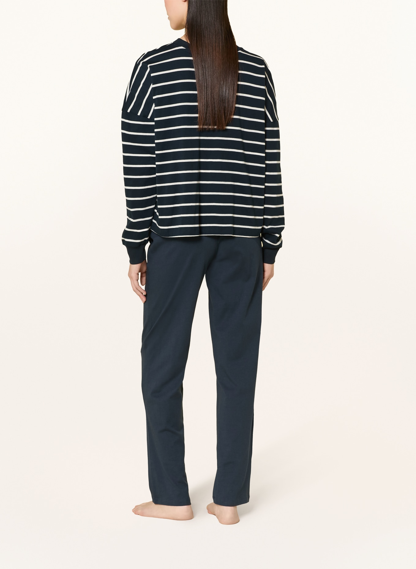 Marc O'Polo Pajamas: DARK BLUE / ECRU