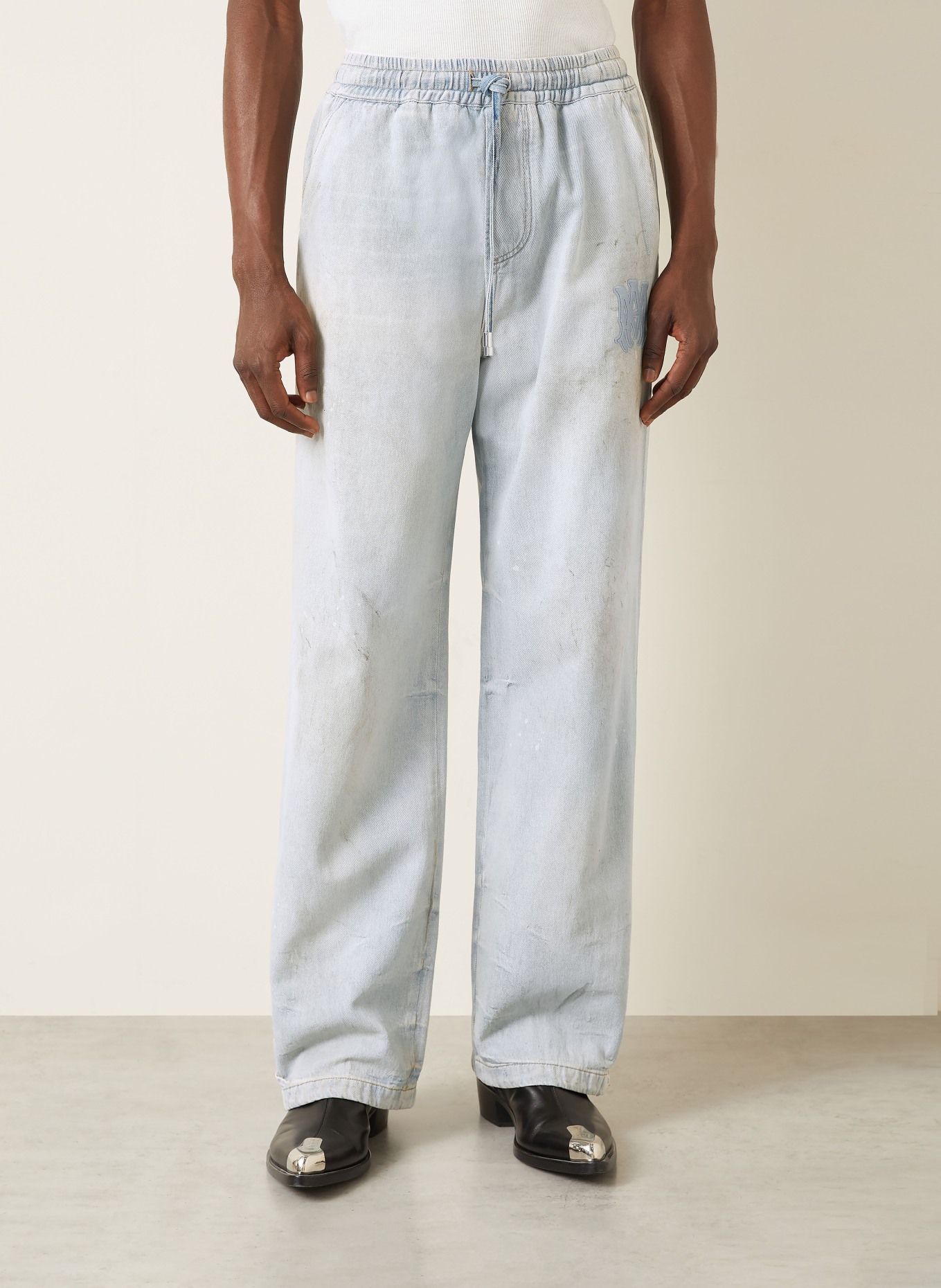 AMIRI Jeans Relaxed Baggy Fit: 543 Perfect Antique Indigo