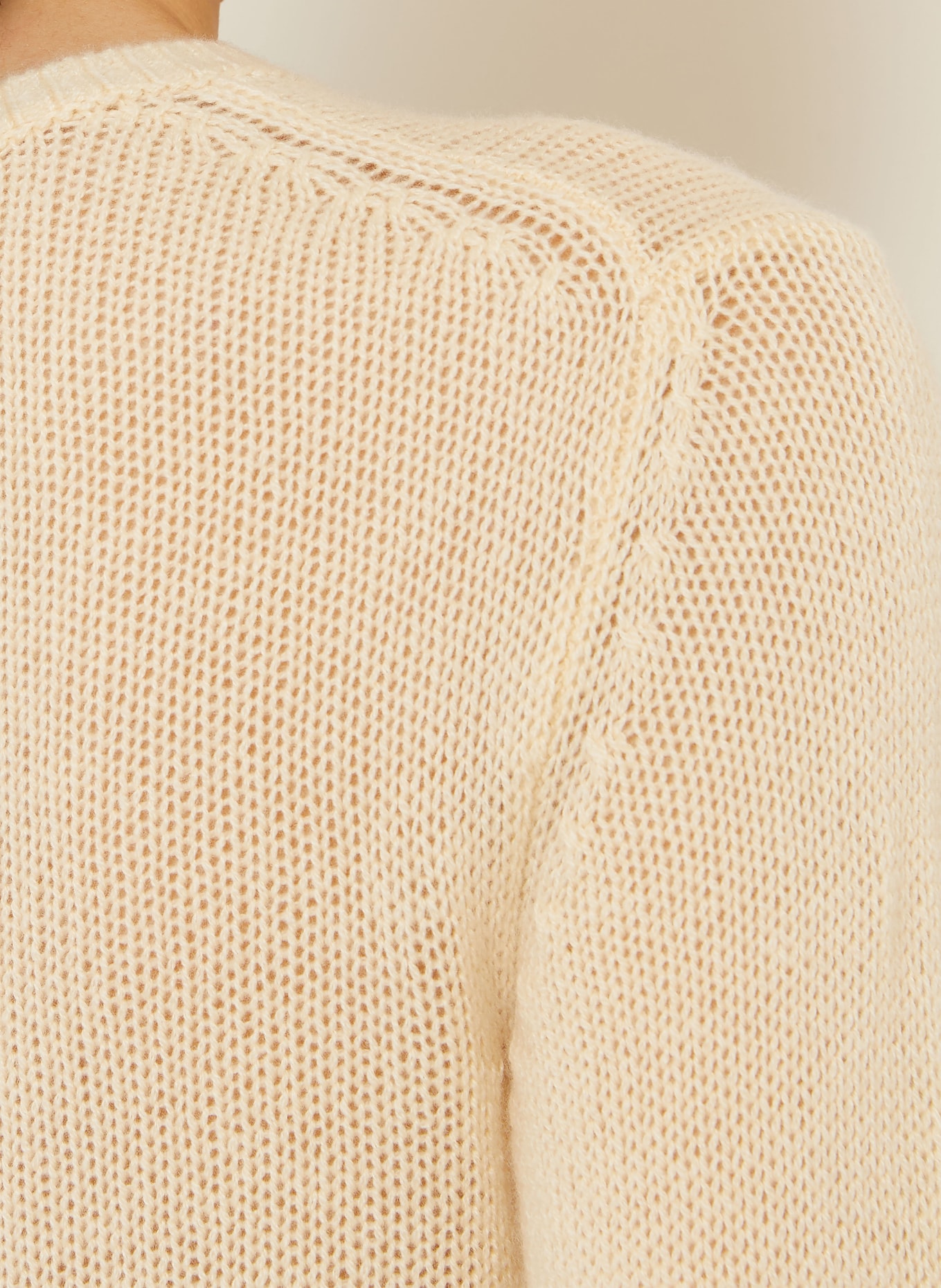 LOEWE Strickjacke aus Cashmere: HELLGELB