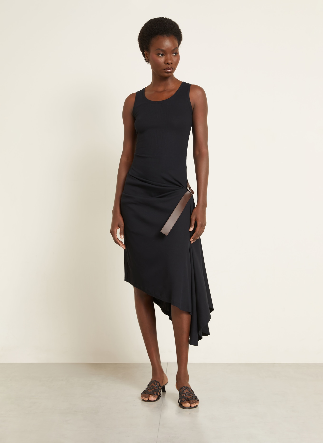 LOEWE Jerseykleid: SCHWARZ