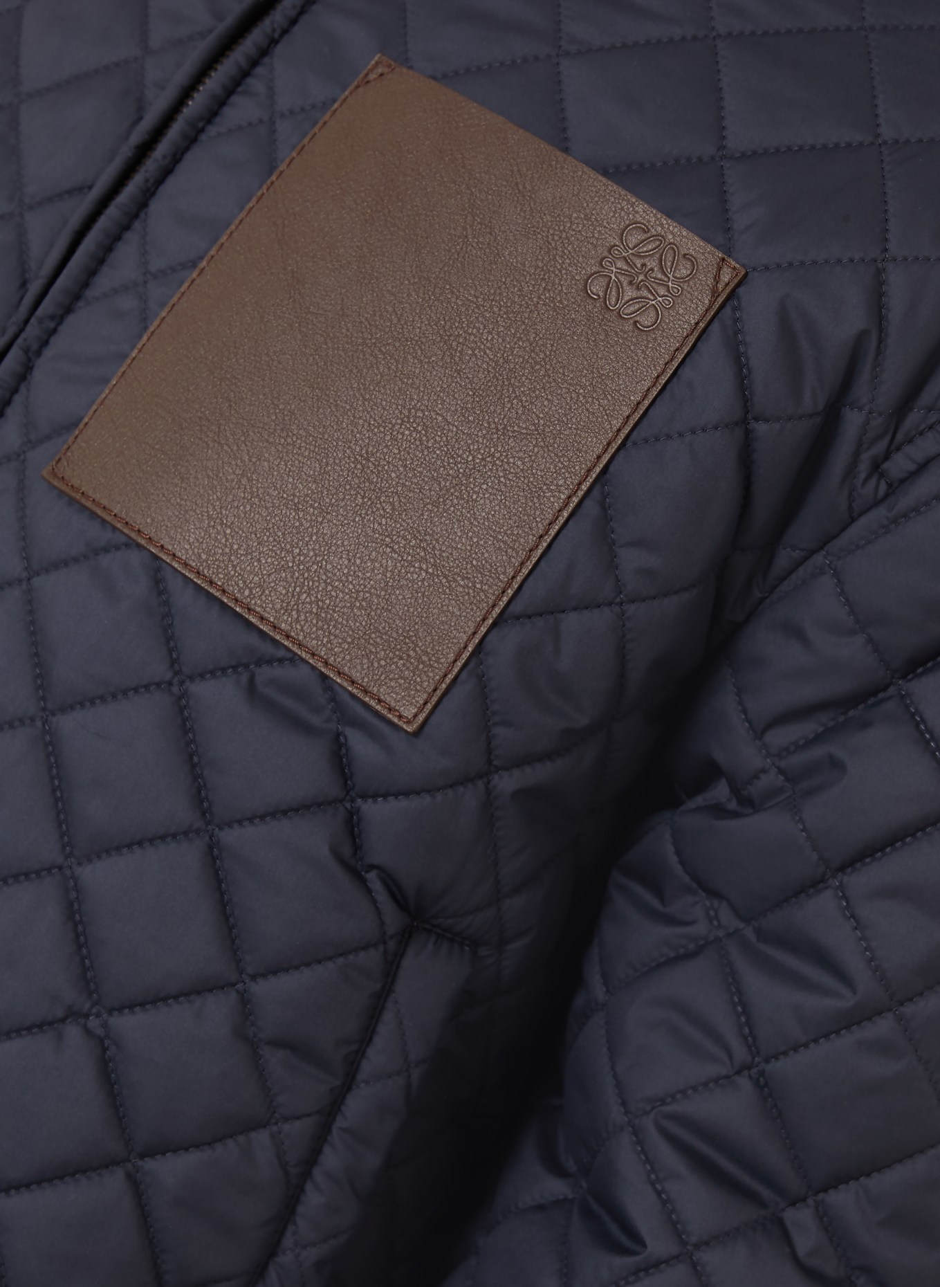 LOEWE Steppjacke: DUNKELBLAU / DUNKELBRAUN