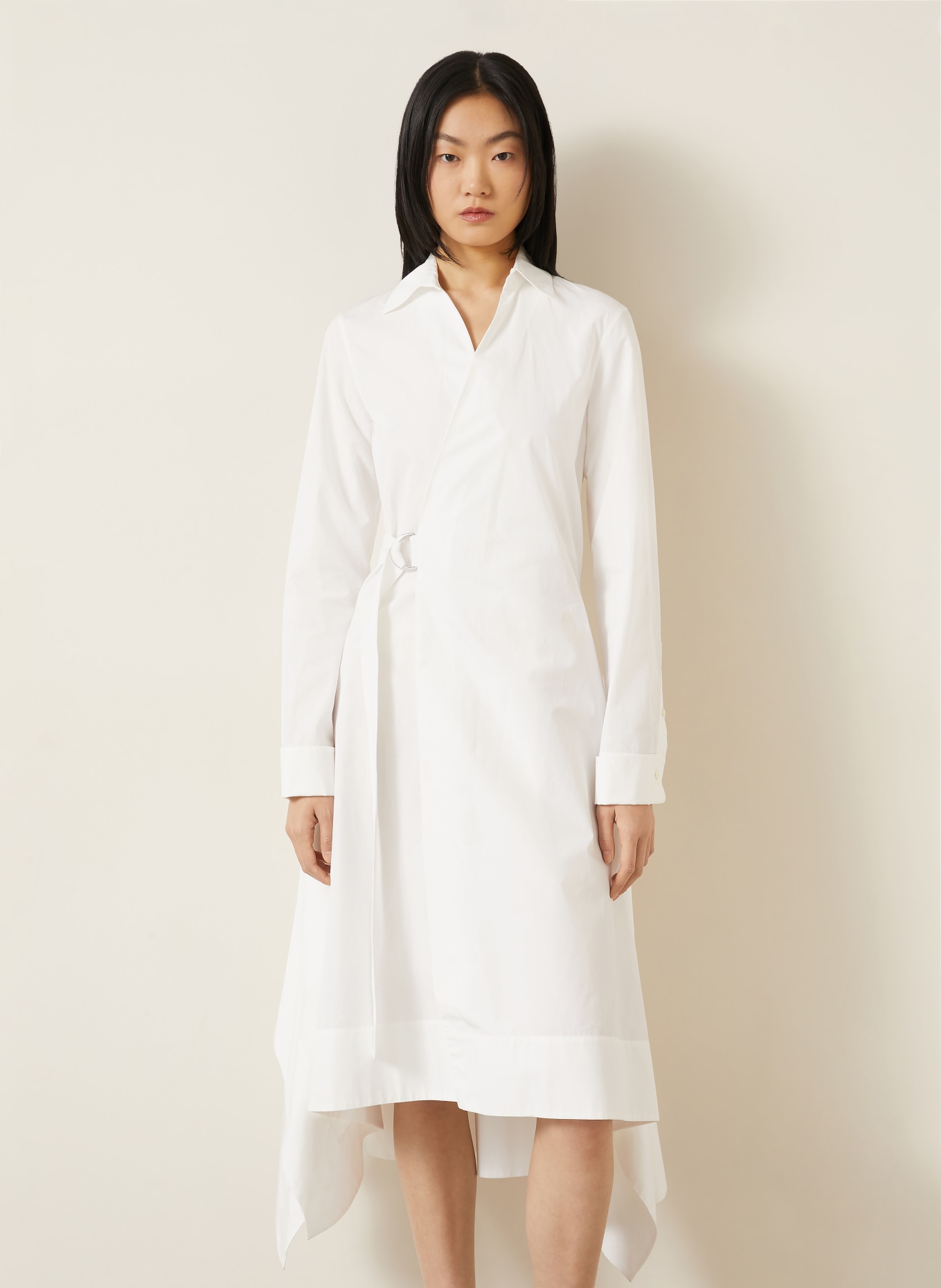 LOEWE Wickelkleid: WEISS