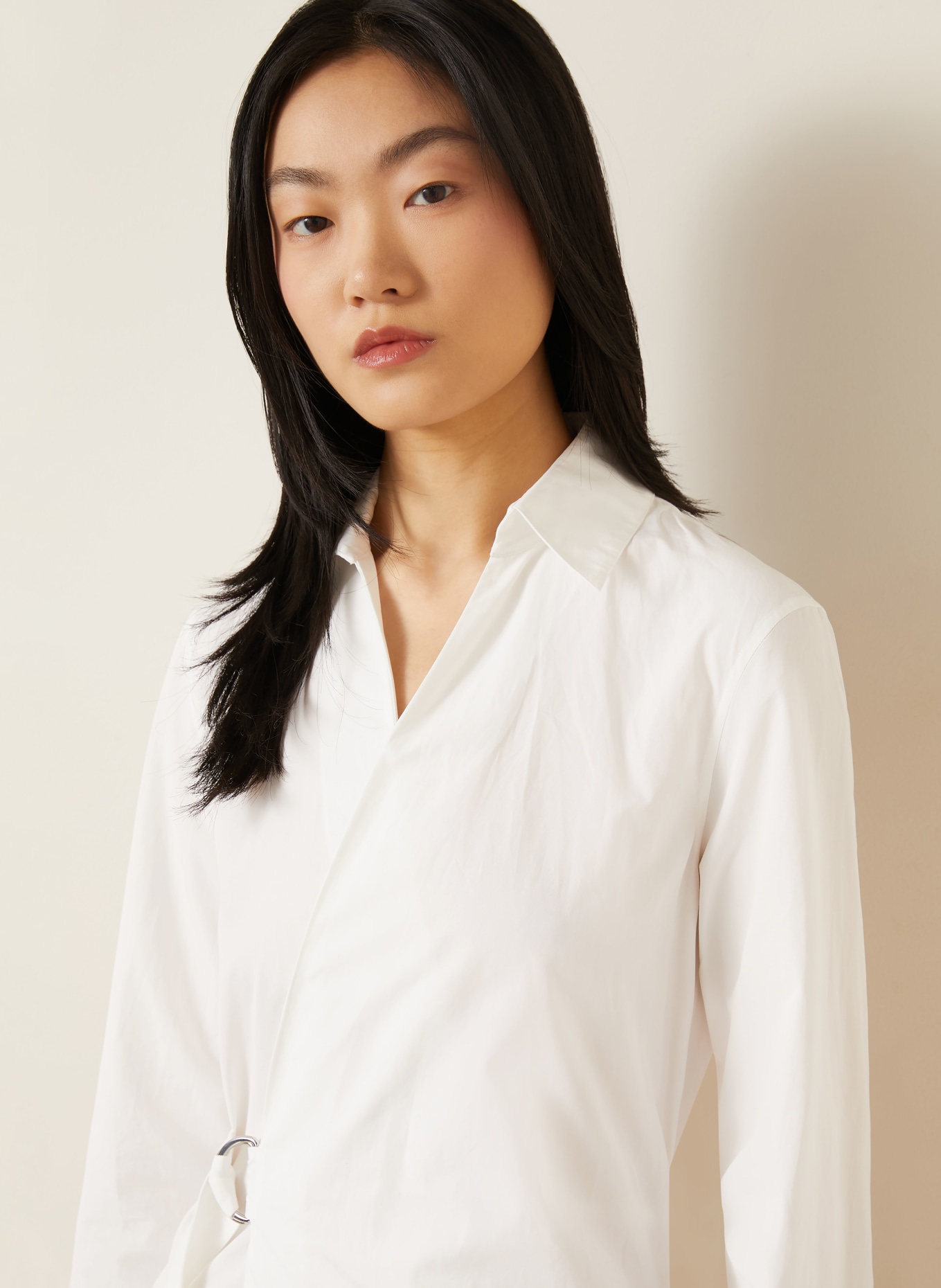 LOEWE Wickelkleid: WEISS