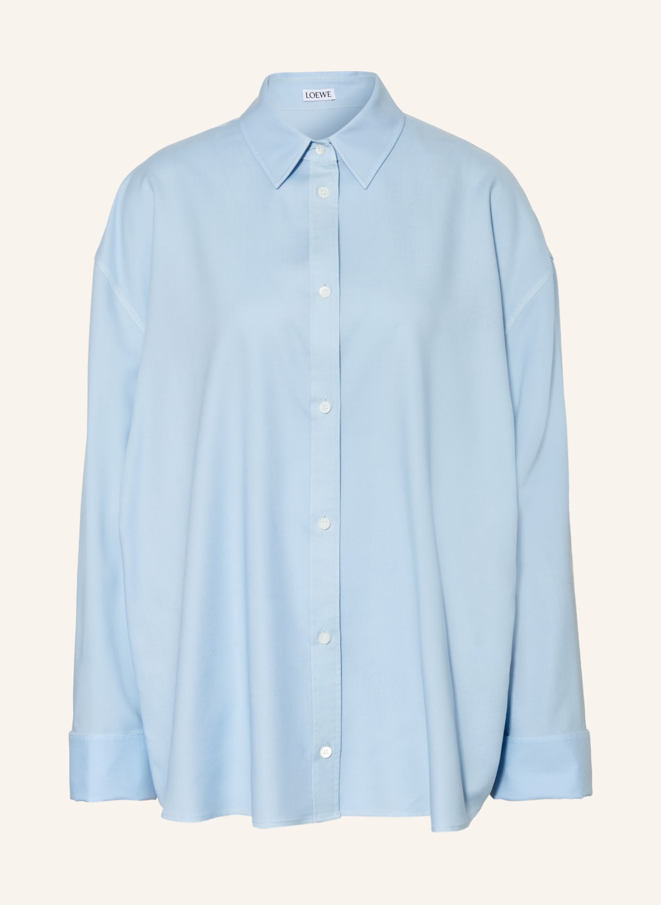 LOEWE chemise: BLEU CLAIR