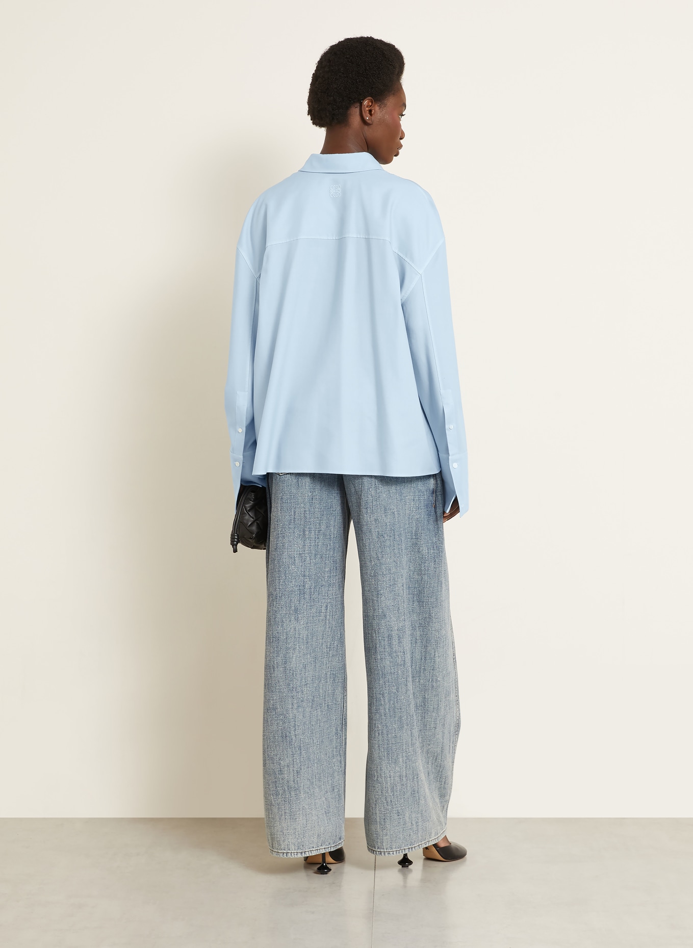 LOEWE chemise: BLEU CLAIR