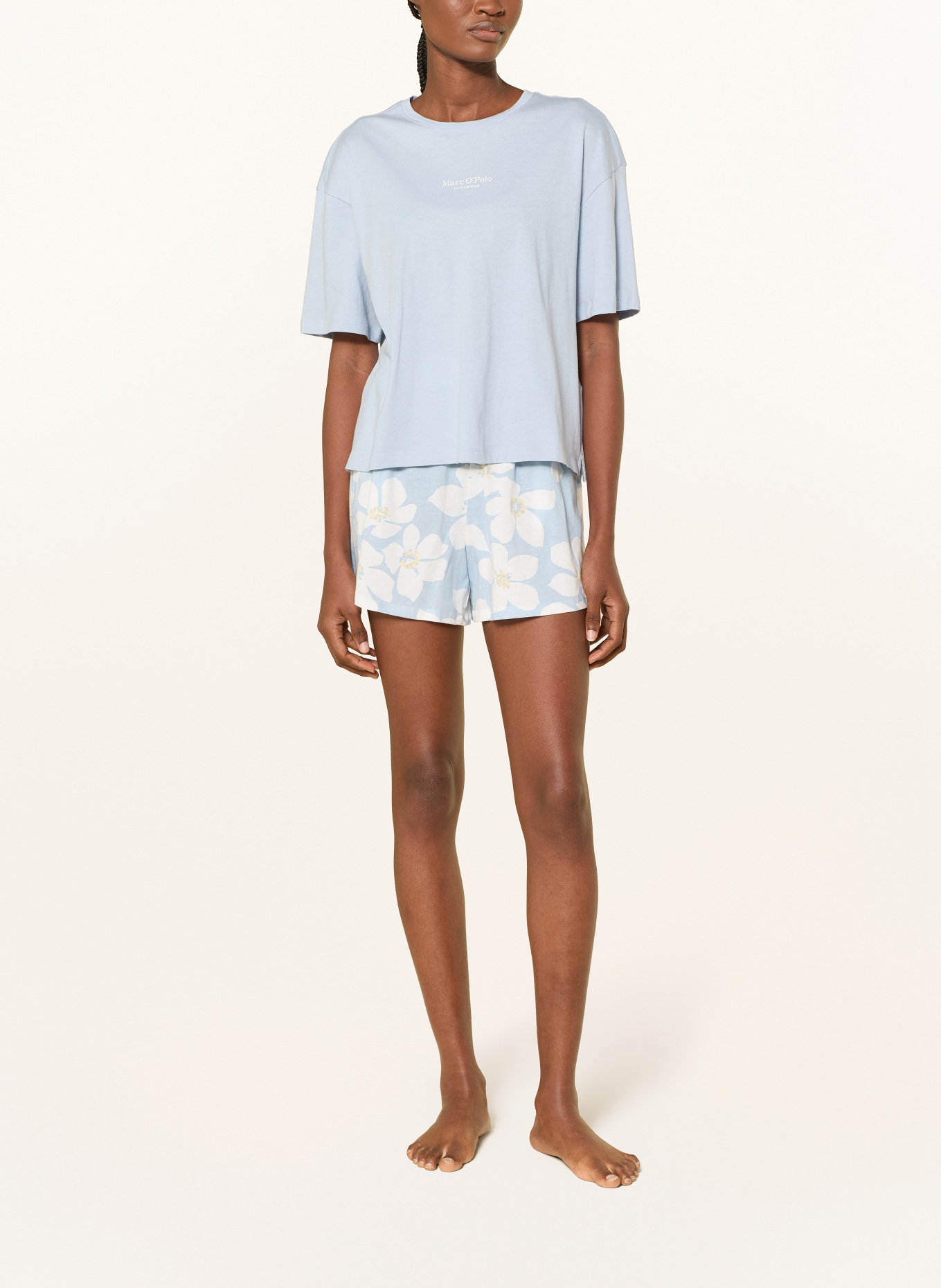 Marc O'Polo slaaphemd: LICHTBLAUW