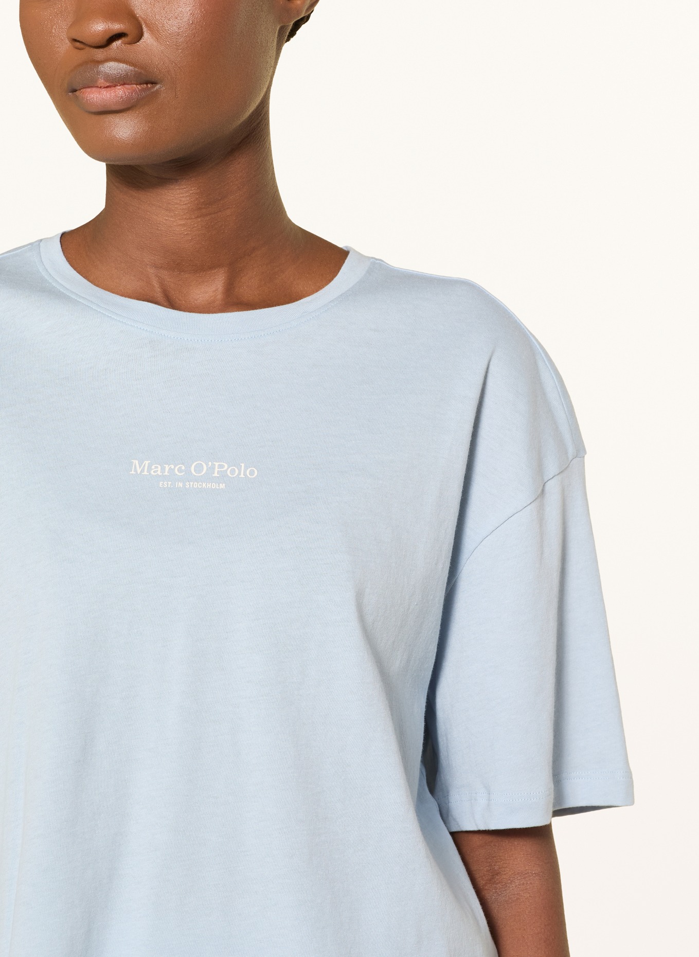 Marc O'Polo slaaphemd: LICHTBLAUW