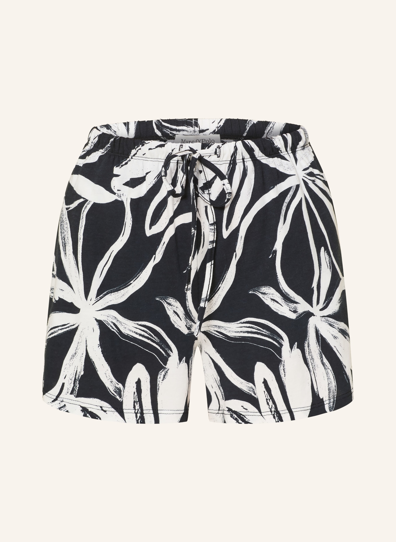 Marc O'Polo Slaapbroekje: ZWART / WIT