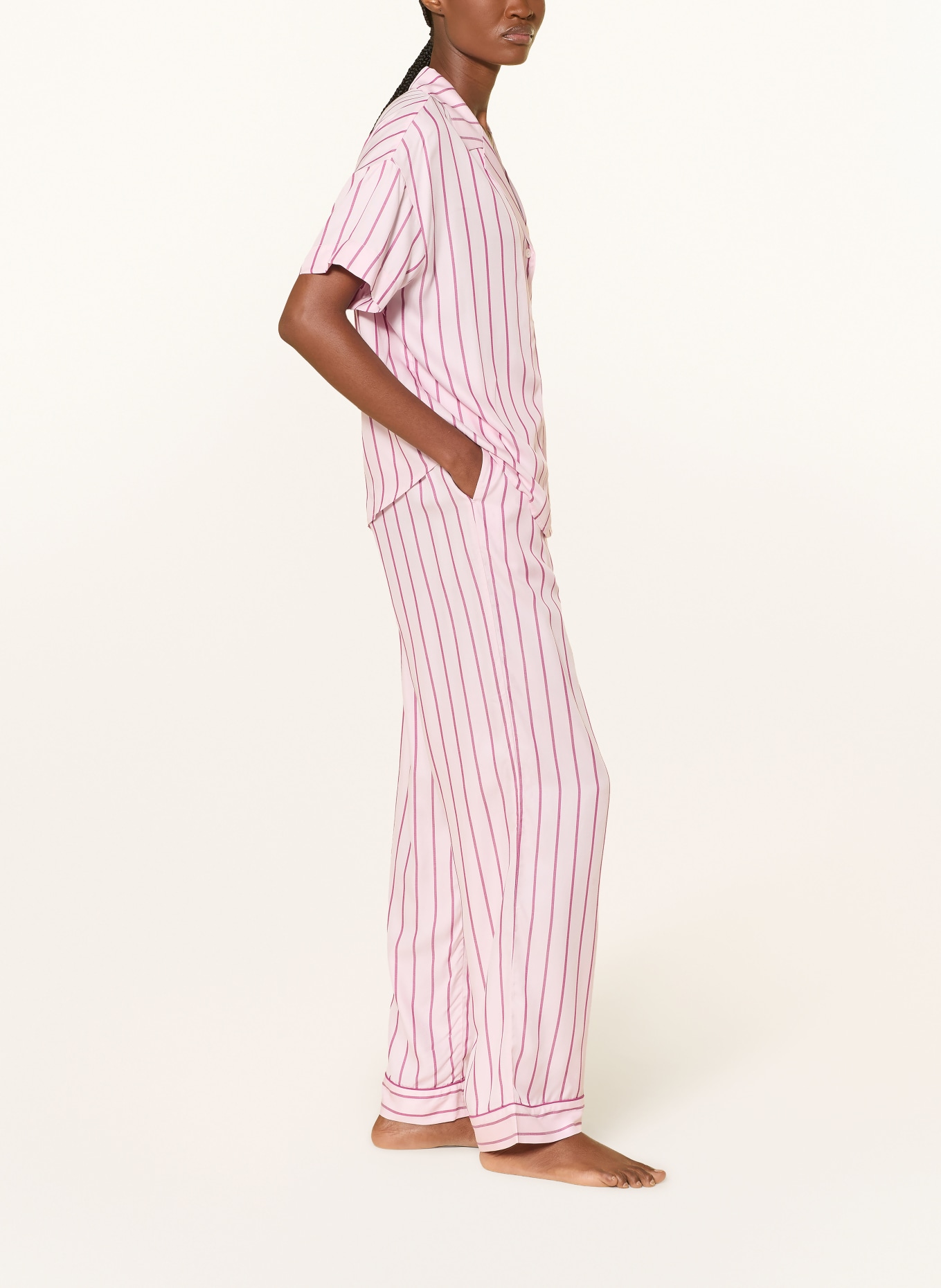 Marc O'Polo spodnie do spania: JASNORÓŻOWY / BRUDNY RÓŻ