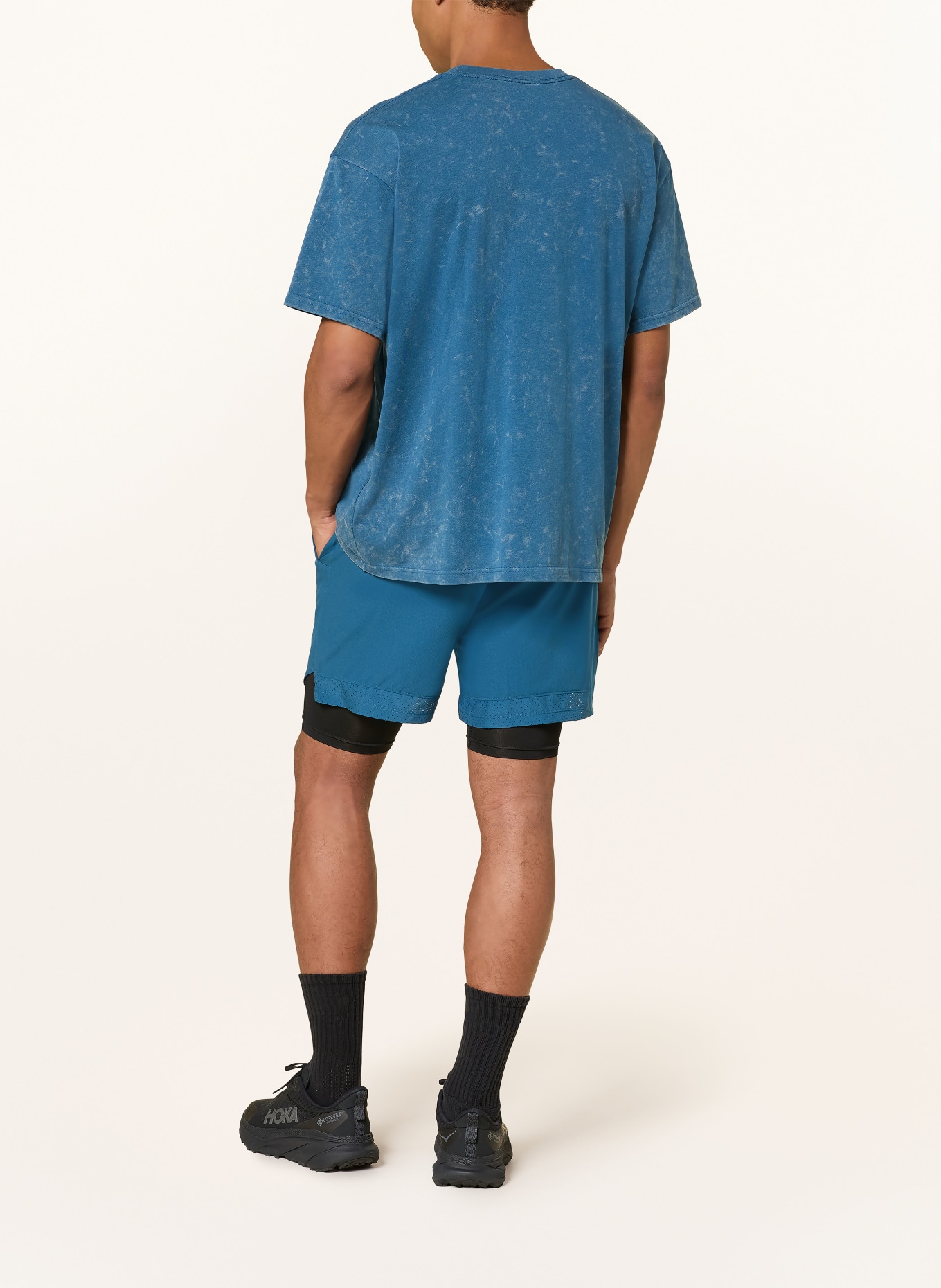 UNDER ARMOUR Short d'entraînement 2 en 1 UA VANISH: BLEU / NOIR