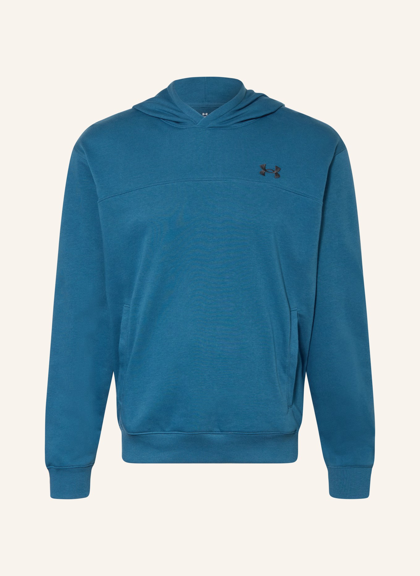 UNDER ARMOUR Hoodie UA RIVAL LIGHTWEIGHT: BLAU / SCHWARZ