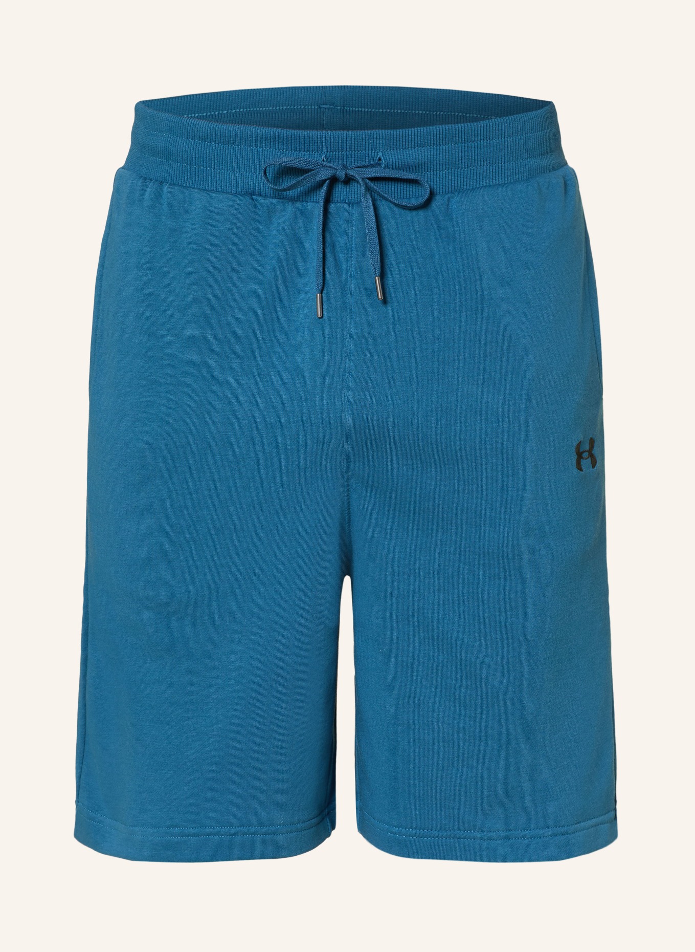 UNDER ARMOUR Short de survêtement UA RIVAL LIGHTWEIGHT: BLEU / NOIR