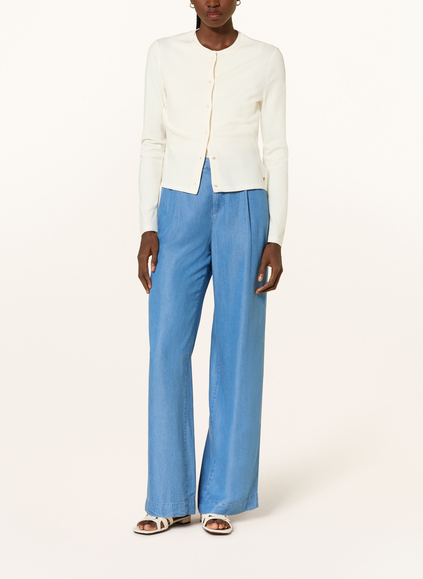 MARC CAIN cardigan: 112 bright ecru