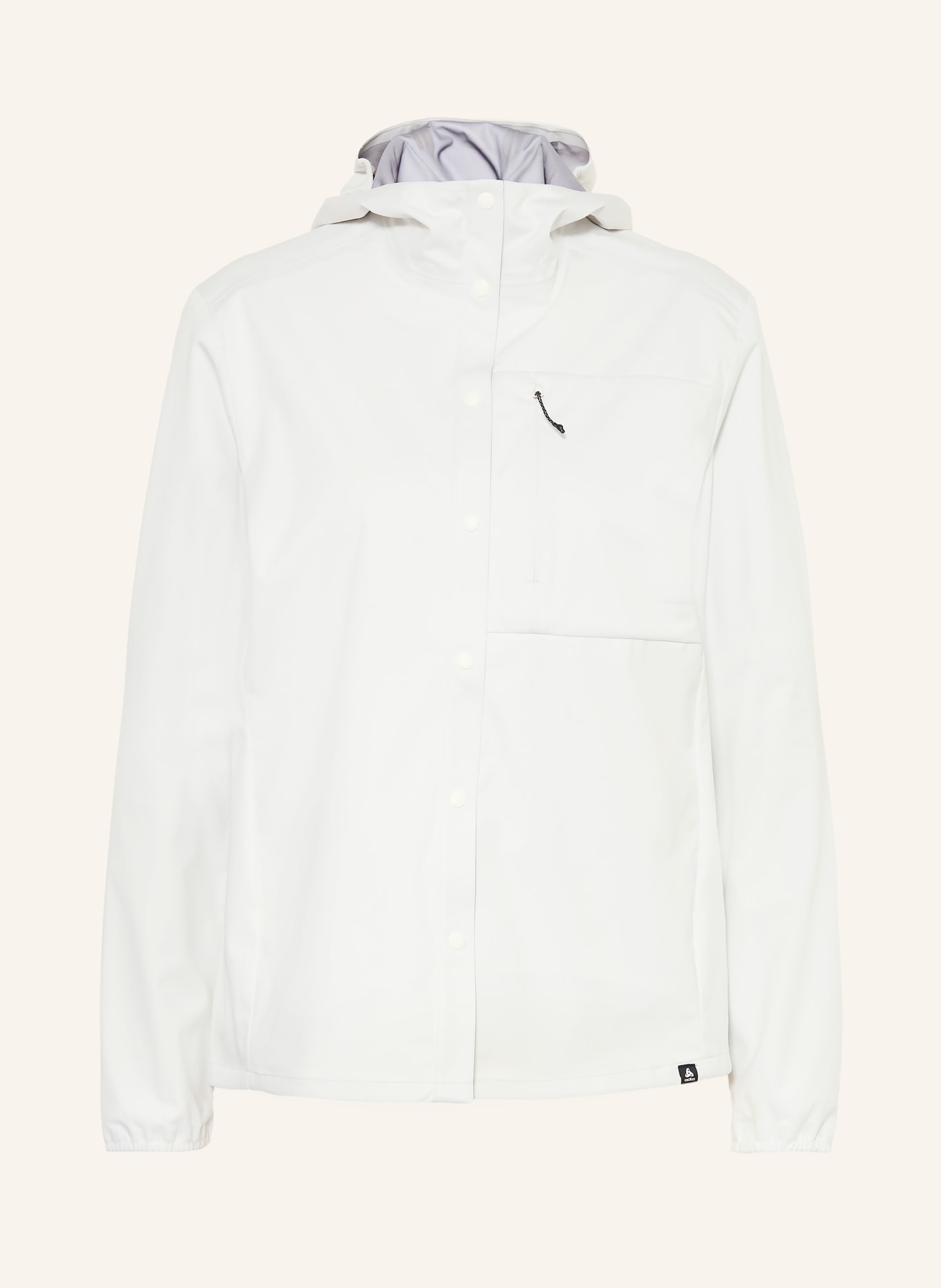 odlo TRANSITION softshell jacket: LIGHT GRAY