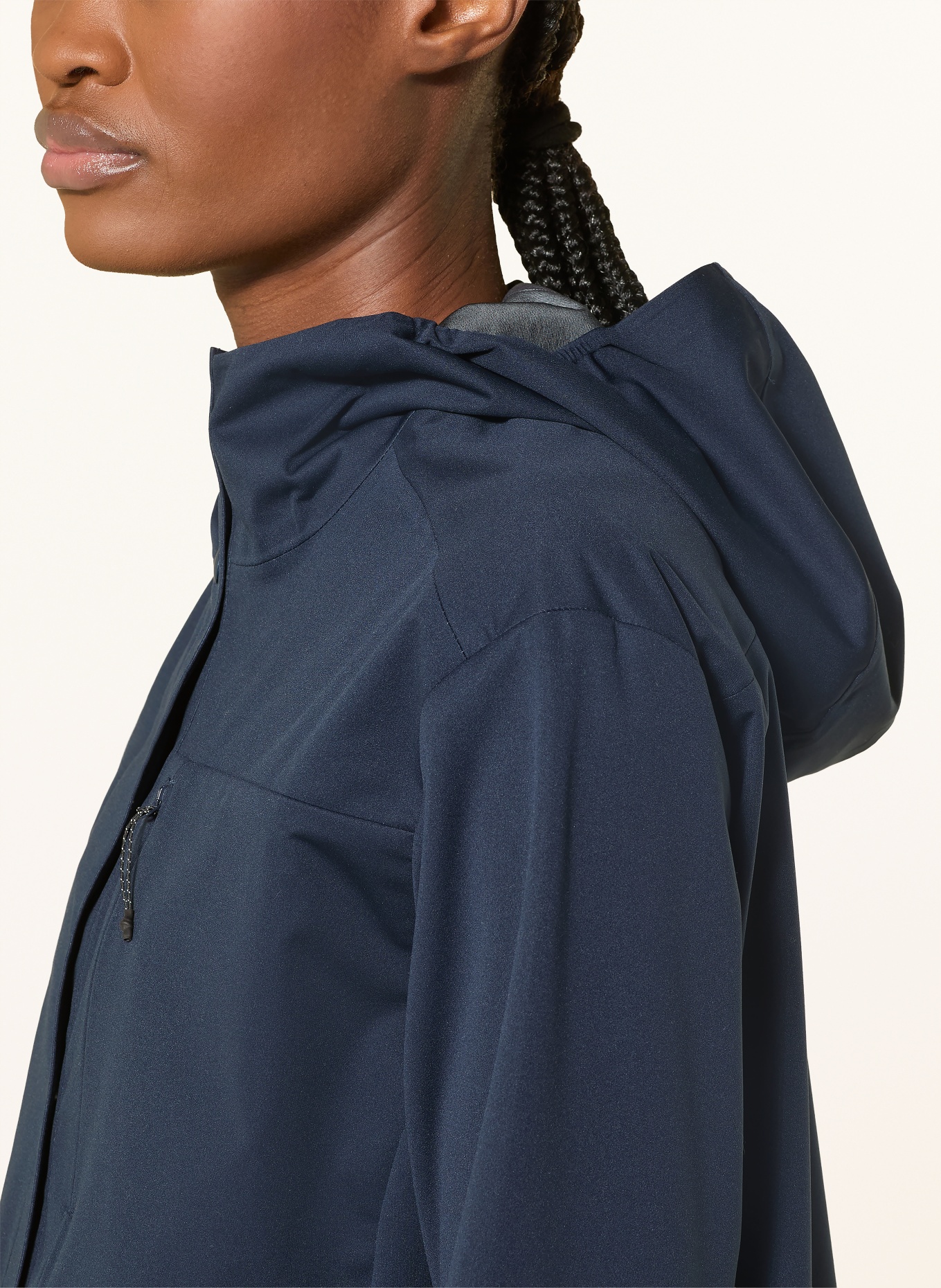 odlo Softshell-Jacke TRANSITION: DUNKELBLAU