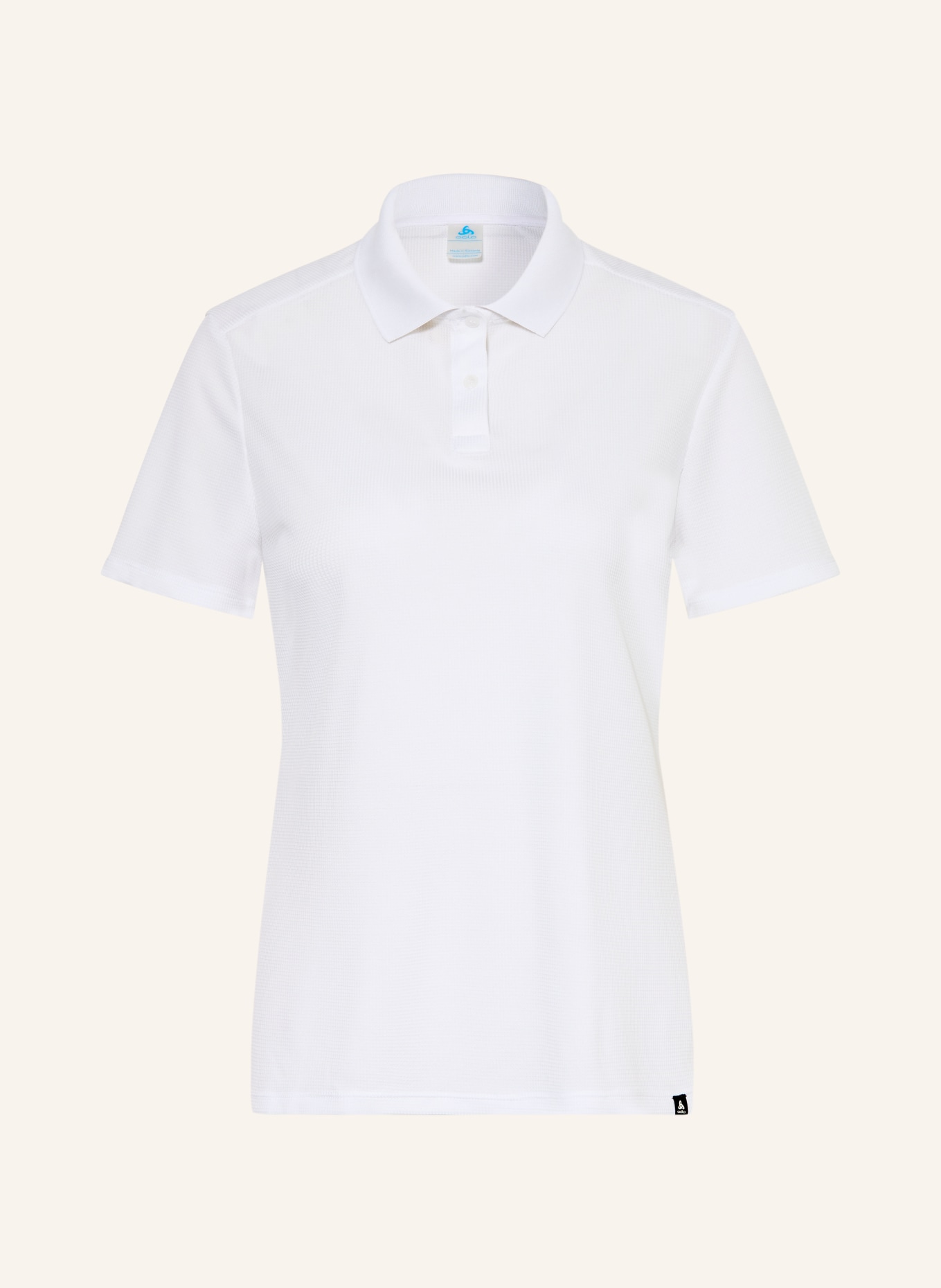 odlo Funktions-Poloshirt CUBIC LIGHT: WEISS