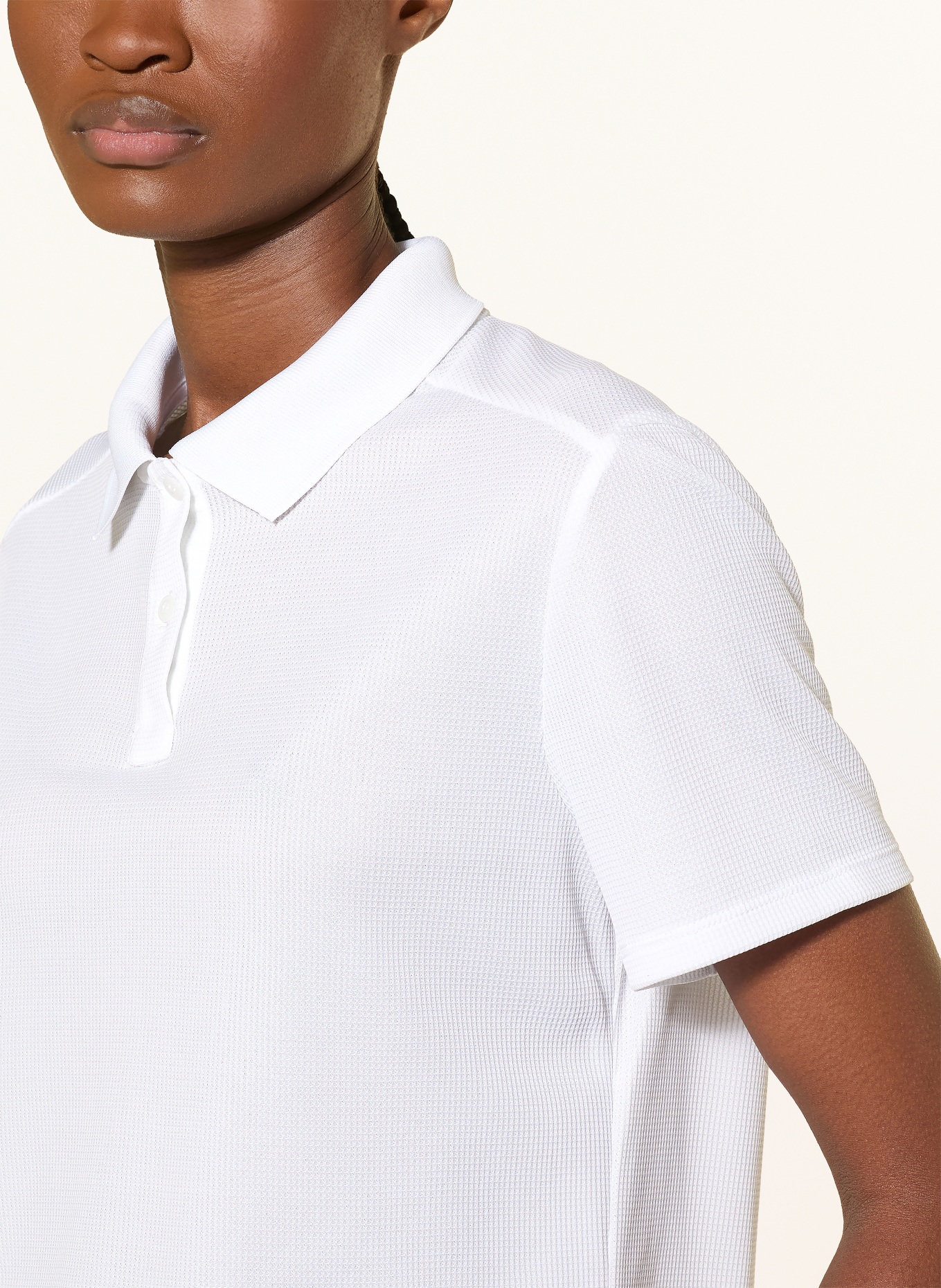 odlo Funktions-Poloshirt CUBIC LIGHT: WEISS