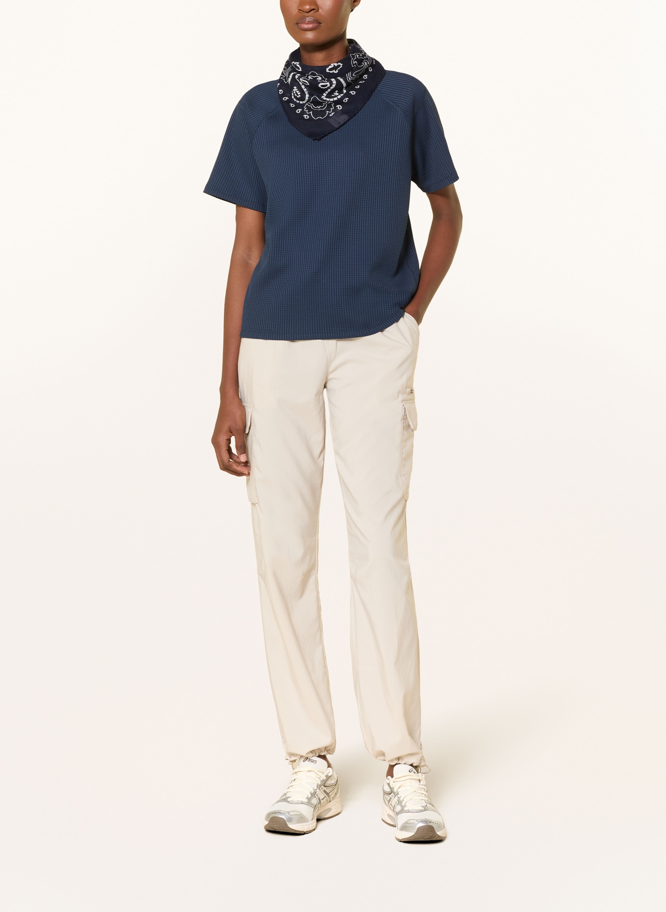 odlo T-shirt CUBIC: DONKERBLAUW