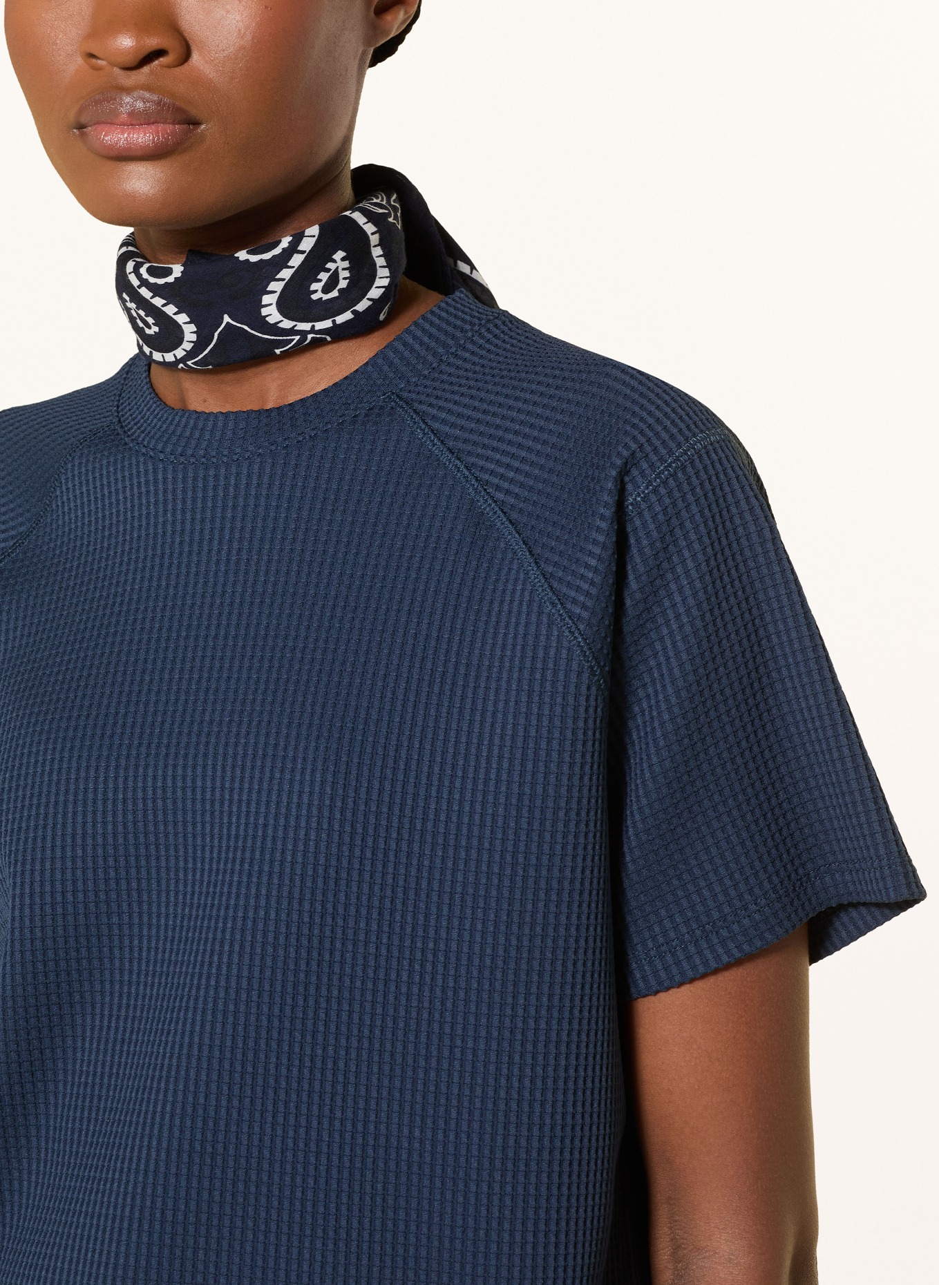 odlo T-shirt CUBIC: DONKERBLAUW