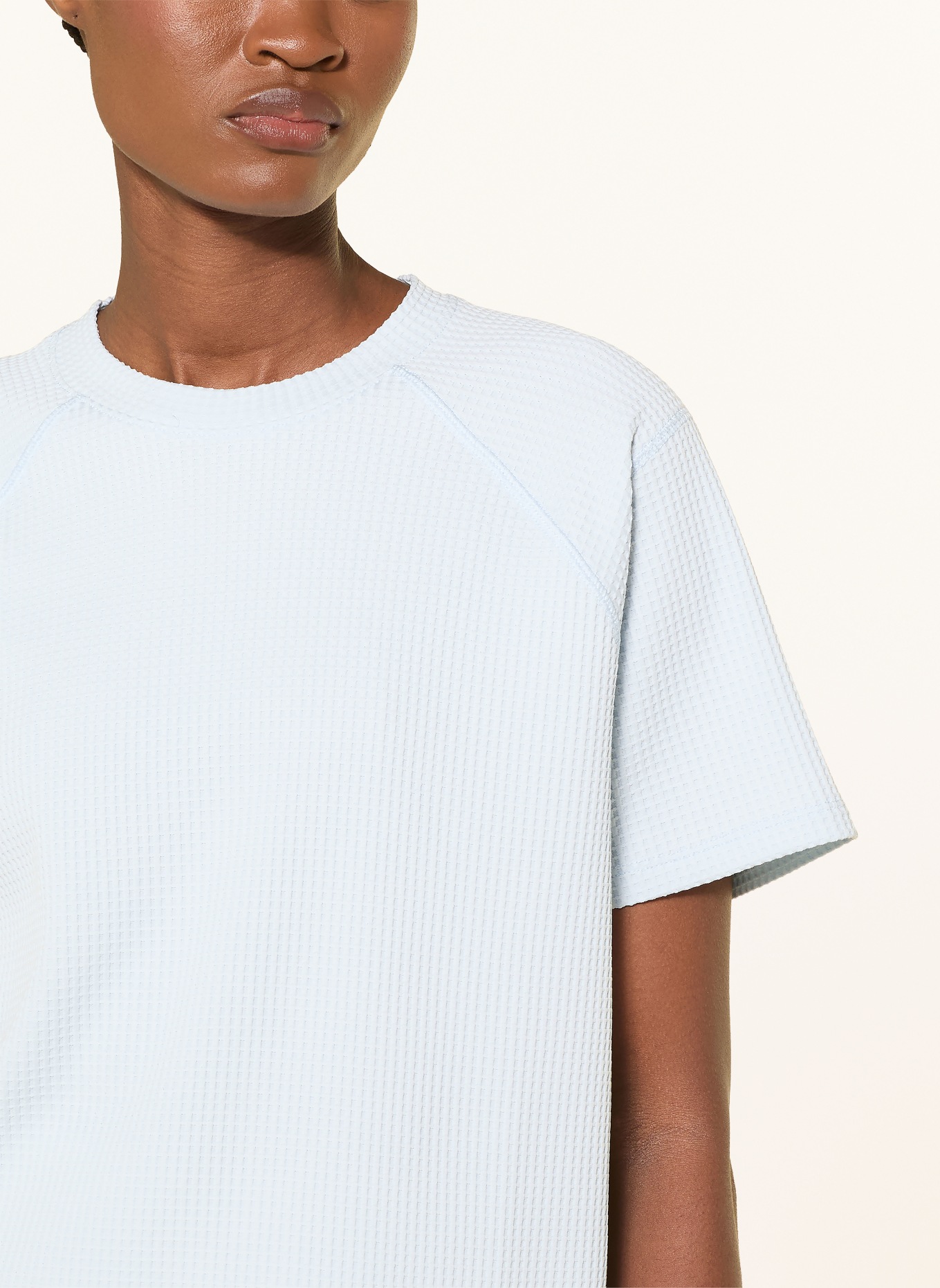 odlo T-shirt CUBIC: LICHTBLAUW