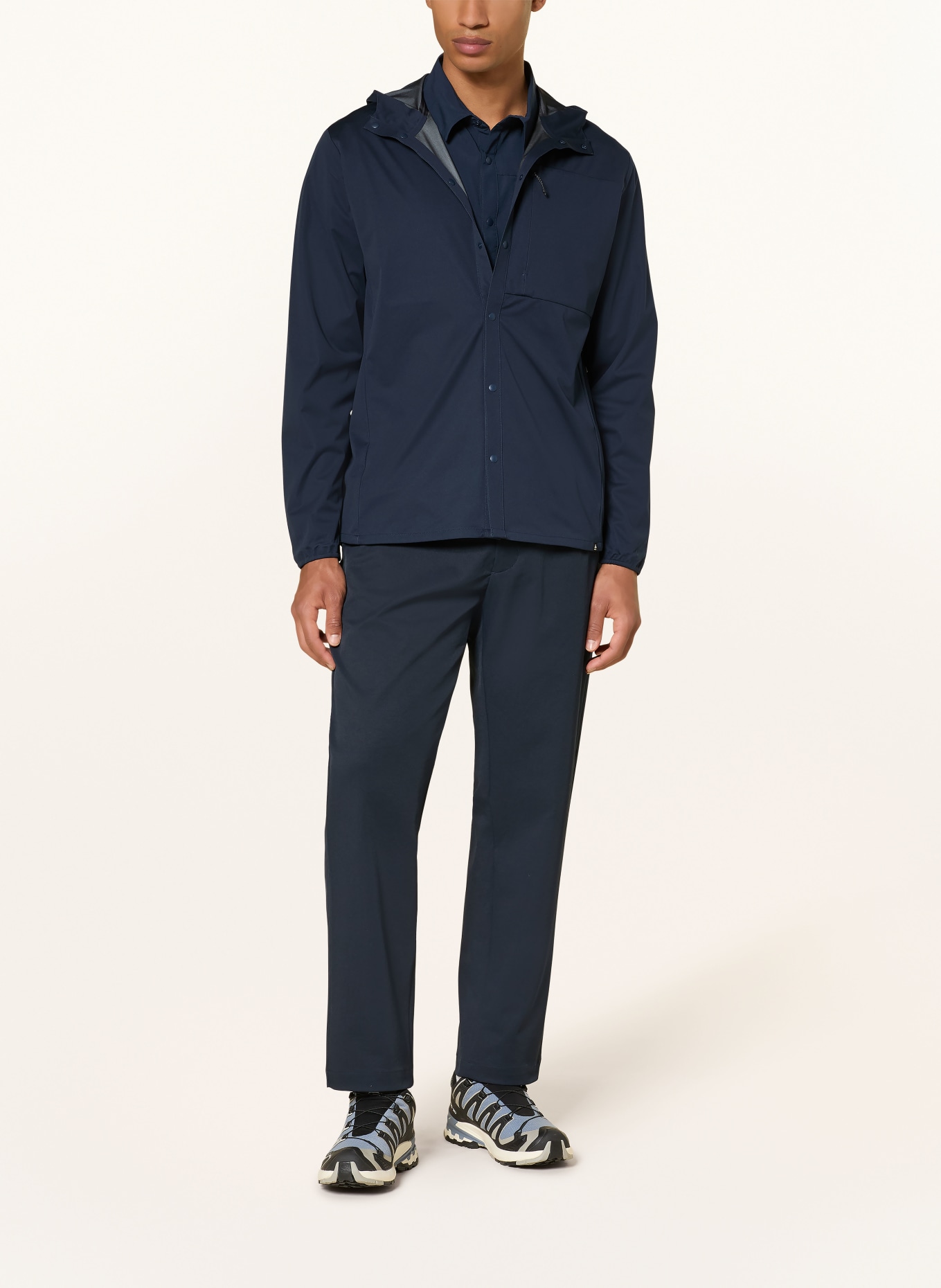 odlo Veste Softshell TRANSITION: BLEU FONCÉ