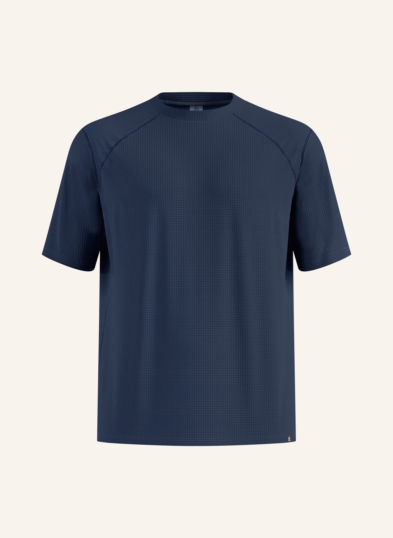 odlo T-shirt CUBIC: DONKERBLAUW