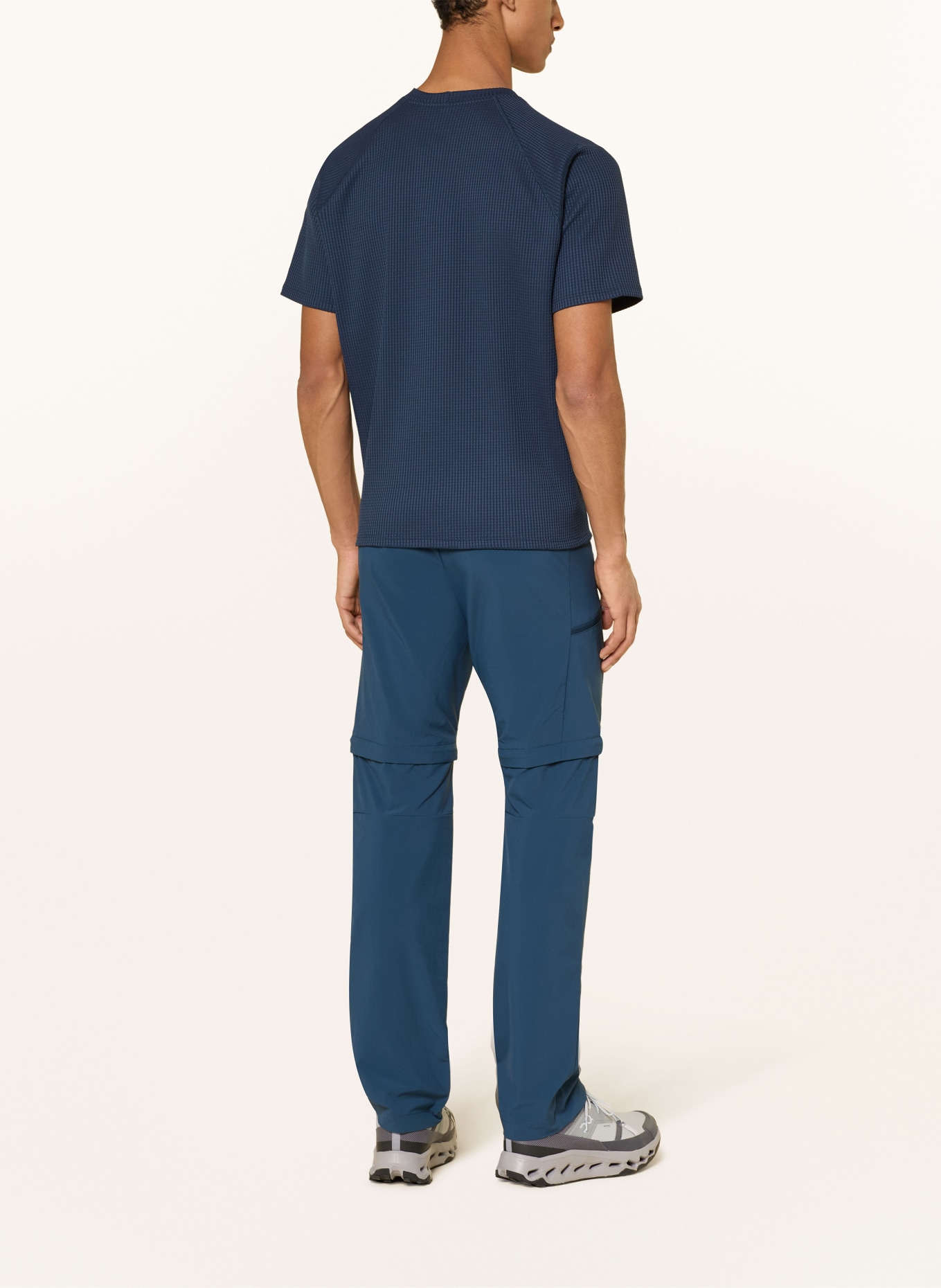 odlo T-shirt CUBIC: DONKERBLAUW