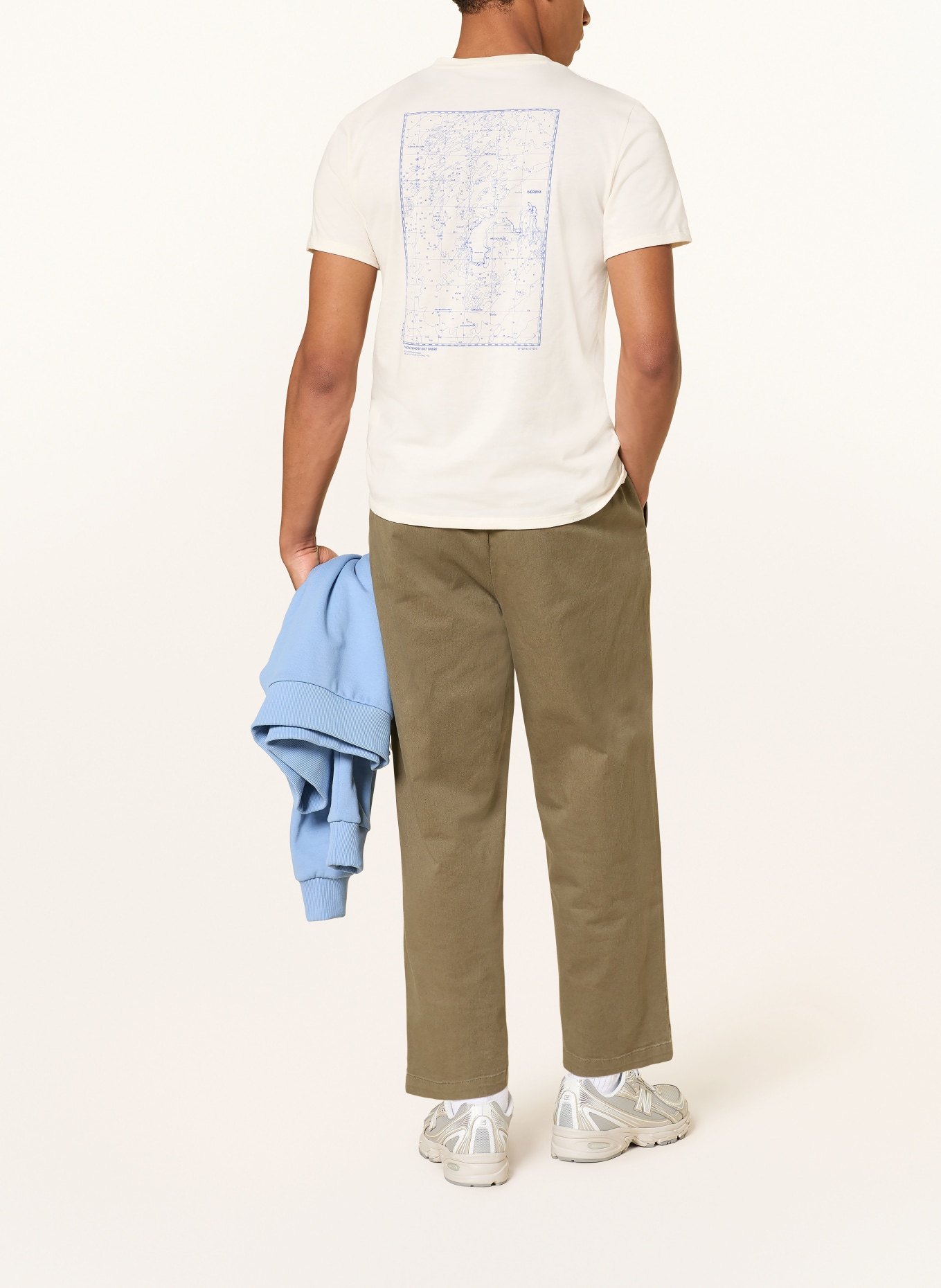 odlo T-shirt COTTON BLEND UNLIMITED: ÉCRU