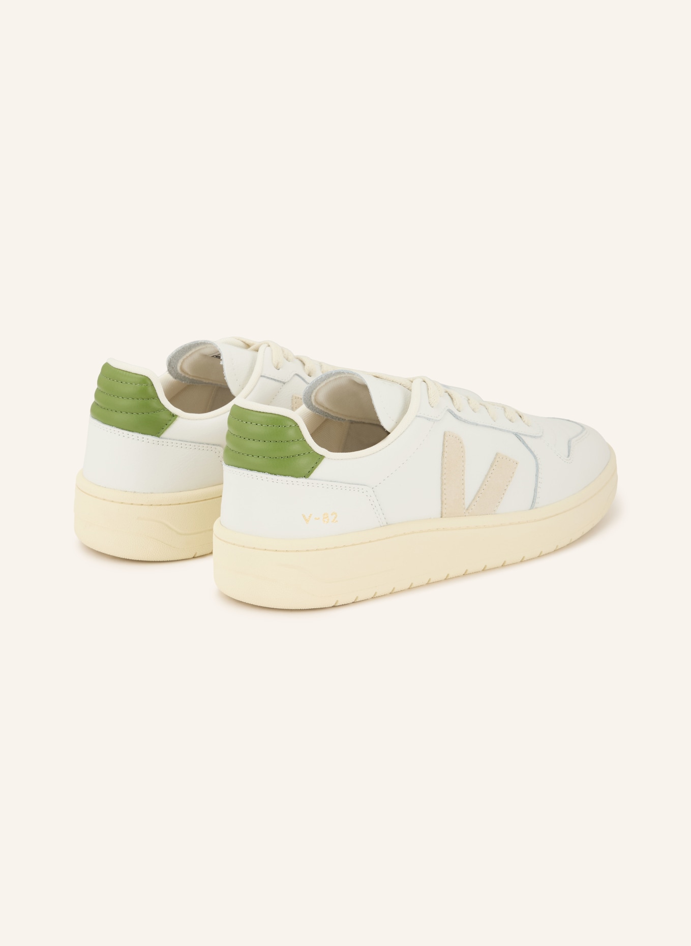 VEJA Sneaker V-82 II: WIT / GROEN