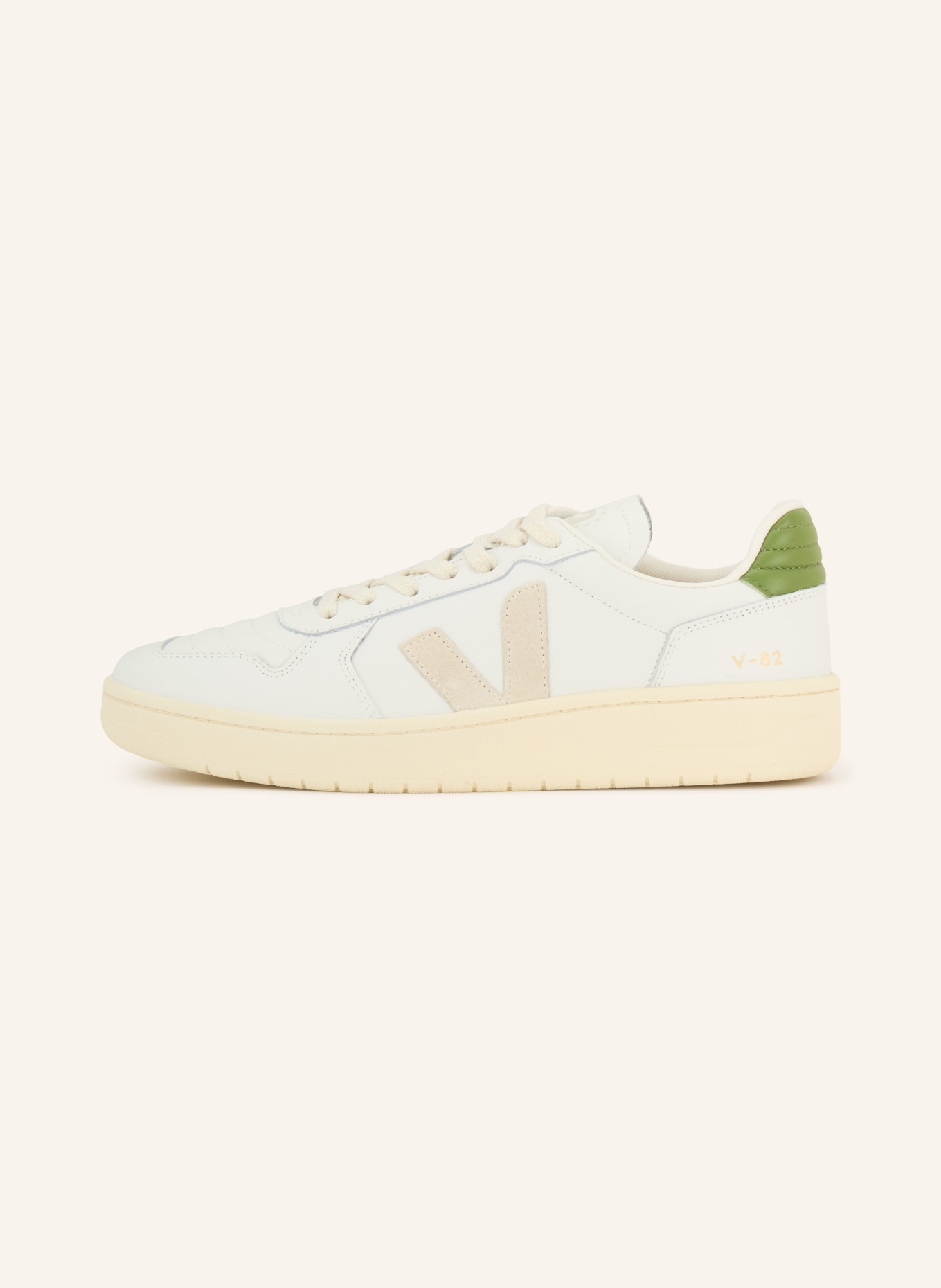 VEJA Sneaker V-82 II: WIT / GROEN