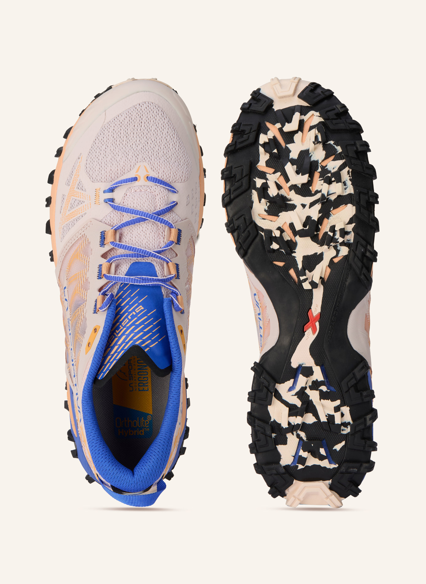 LA SPORTIVA Chaussures de trail BUSHIDO III: ROSÉ / ORANGE / BLEU