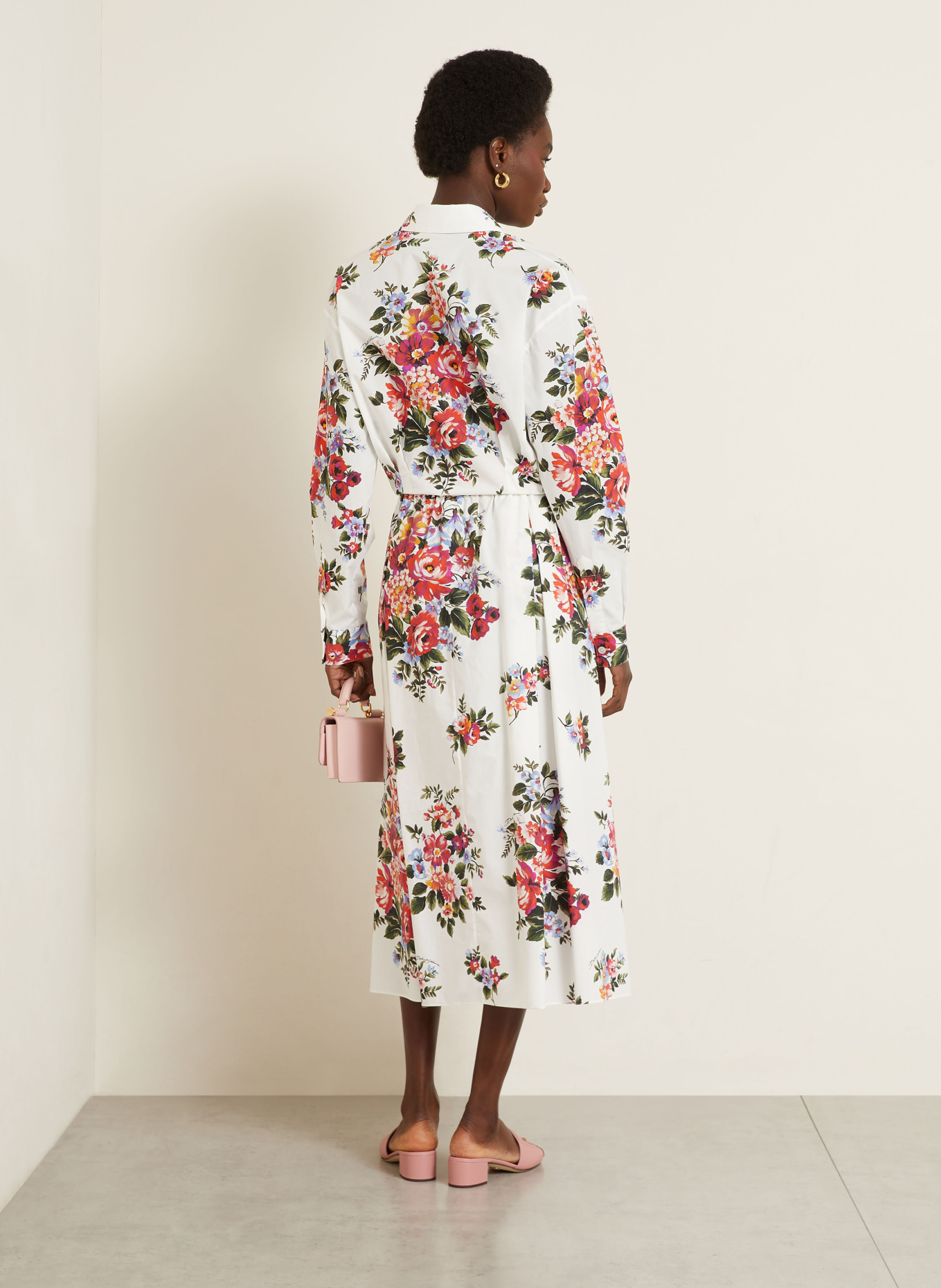 DOLCE & GABBANA chemise: BLANC / ROUGE / GROEN