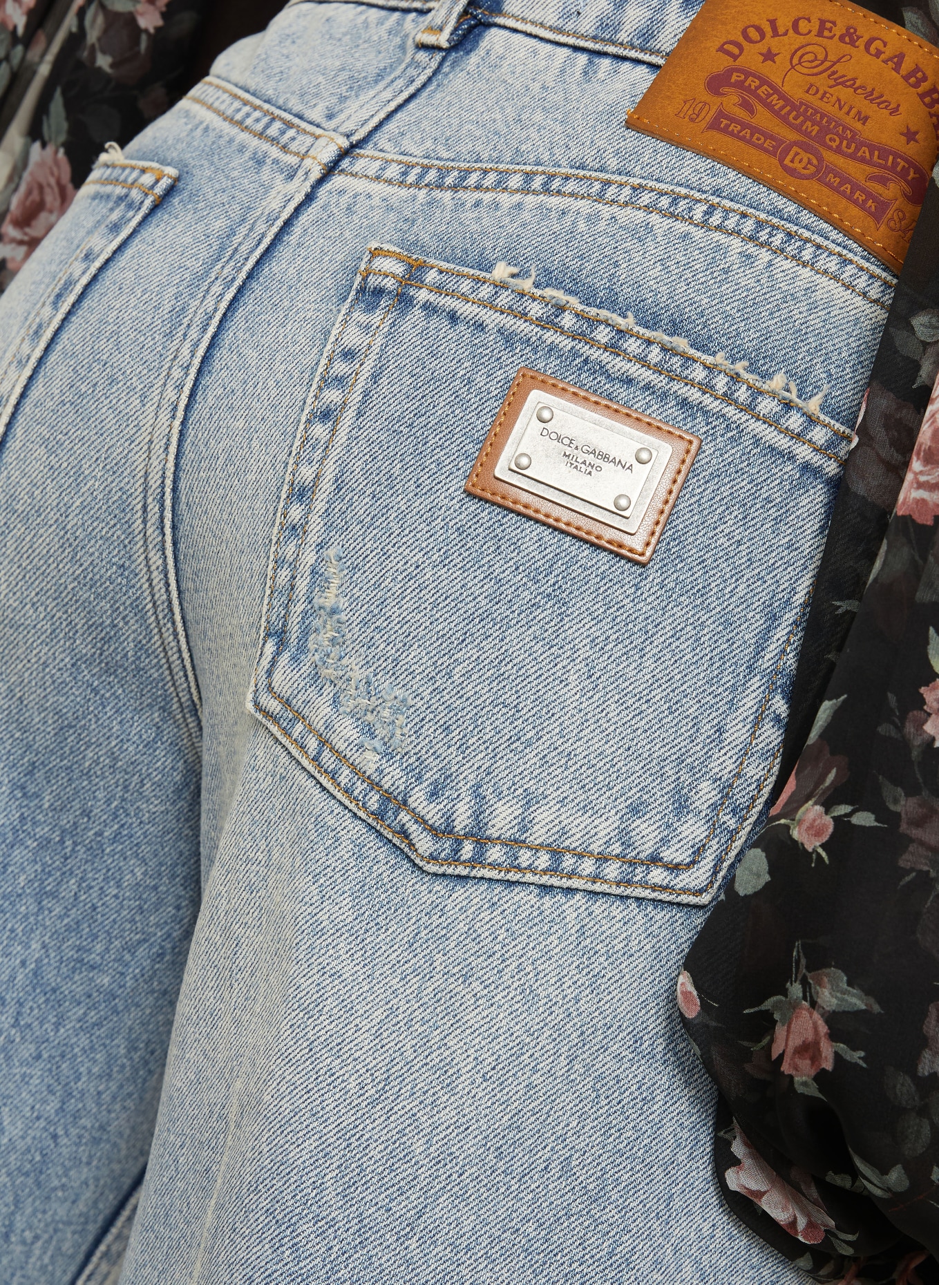 DOLCE & GABBANA Straight Jeans: S9001 VARIANTE ABBINATA