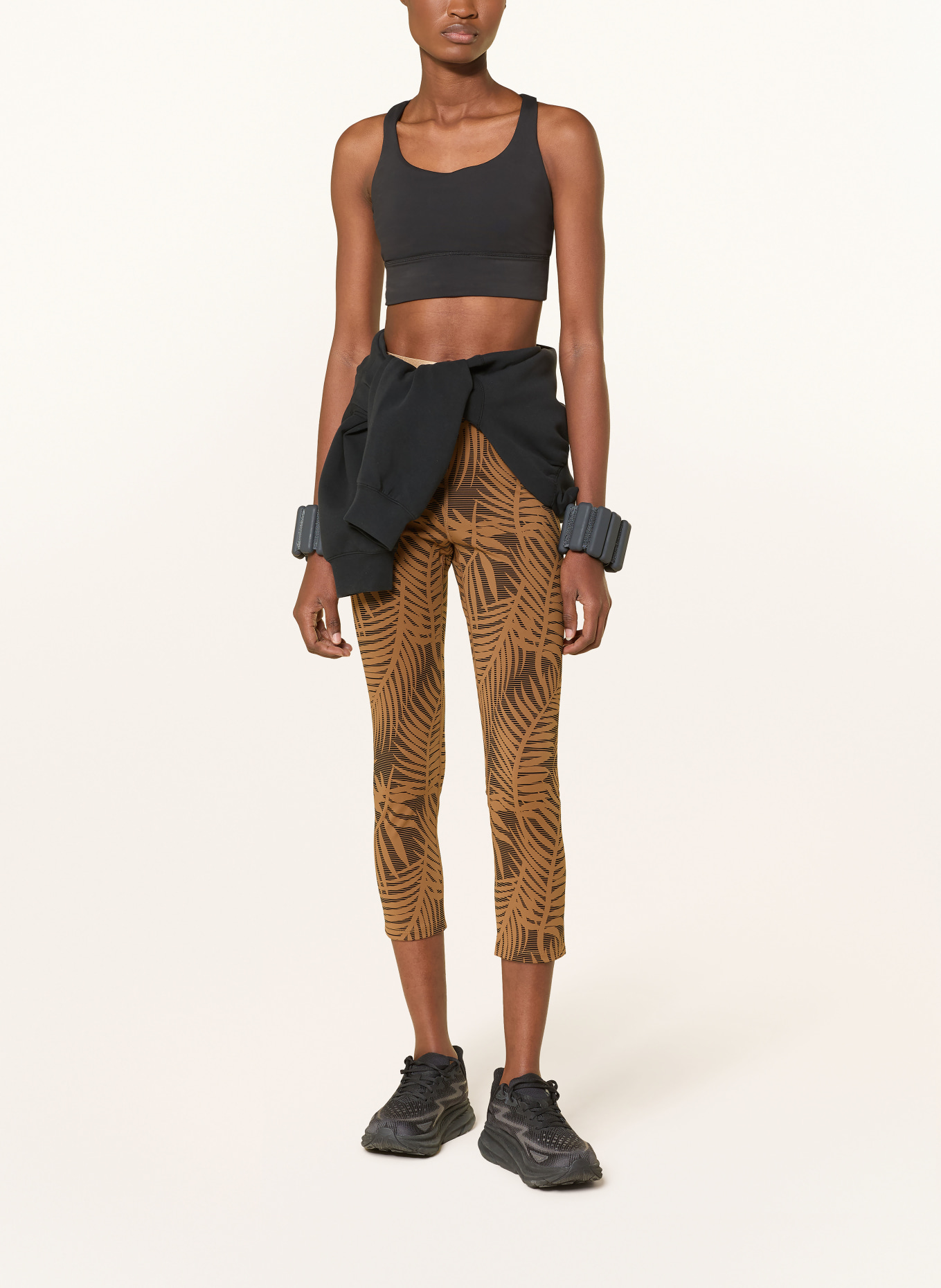 VENICE BEACH Legging KENDALL: COGNAC / ZWART