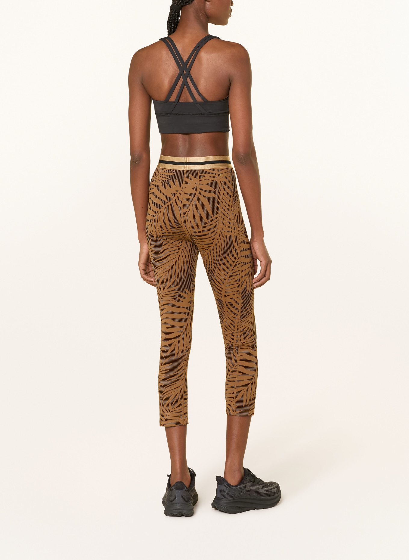 VENICE BEACH Legging KENDALL: COGNAC / ZWART