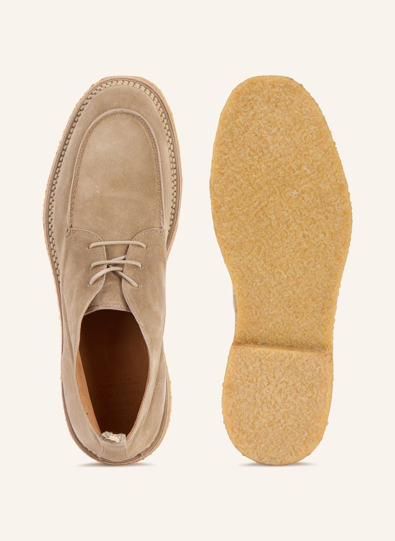 OFFICINE CREATIVE Schnürboots HISTORY: CAMEL