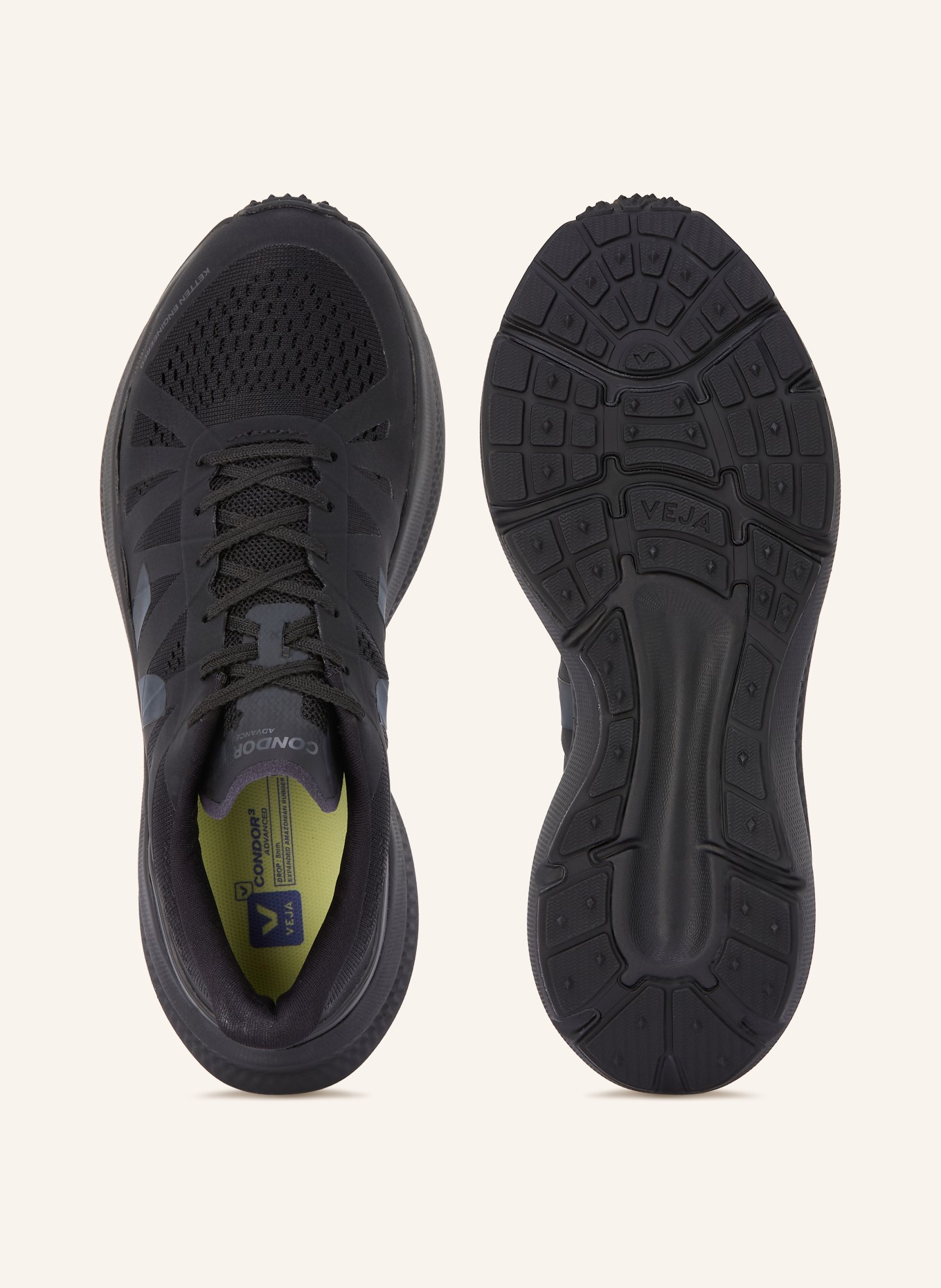 VEJA Sneaker CONDOR 3 ADVANCED: ZWART