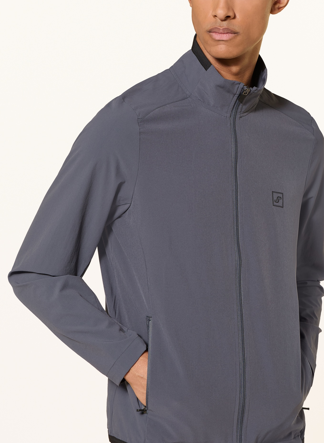 JOY sportswear Veste fonctionnelle TILAN en mélange de matières: GRIS FONCÉ