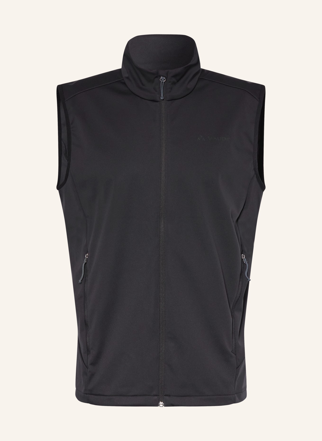 VAUDE EVERHIKE softshell vest: BLACK