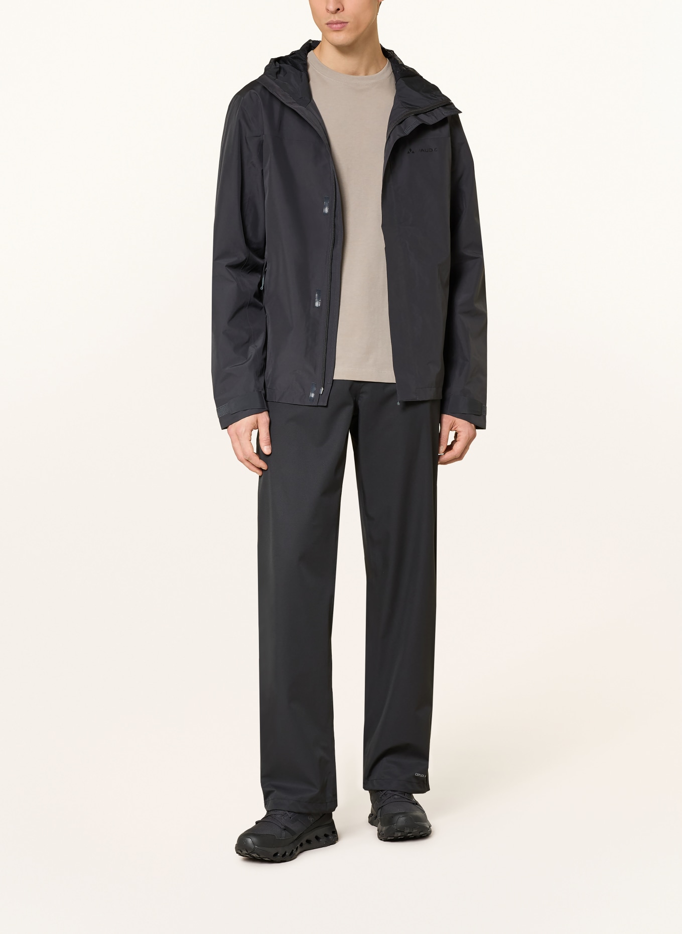 VAUDE STRATHCONA functional jacket: BLACK