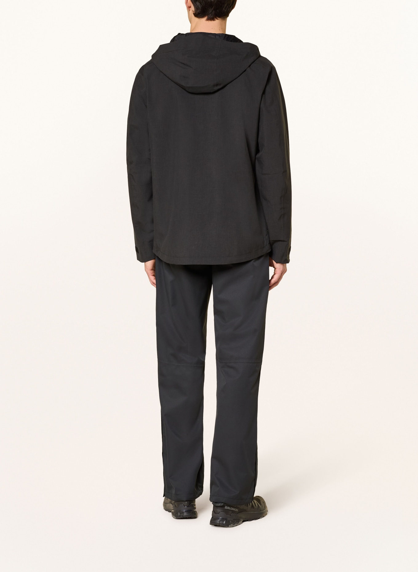 VAUDE ROSEMOOR II rain jacket: BLACK