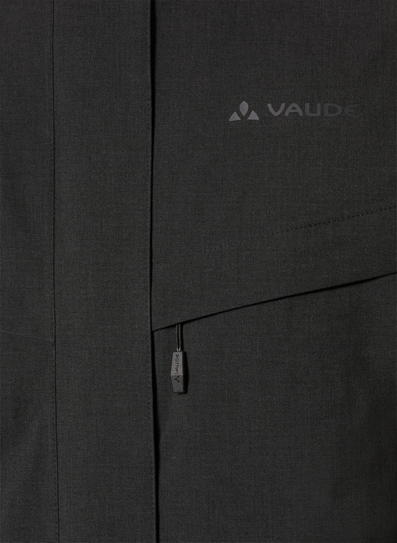 VAUDE ROSEMOOR II rain jacket: BLACK