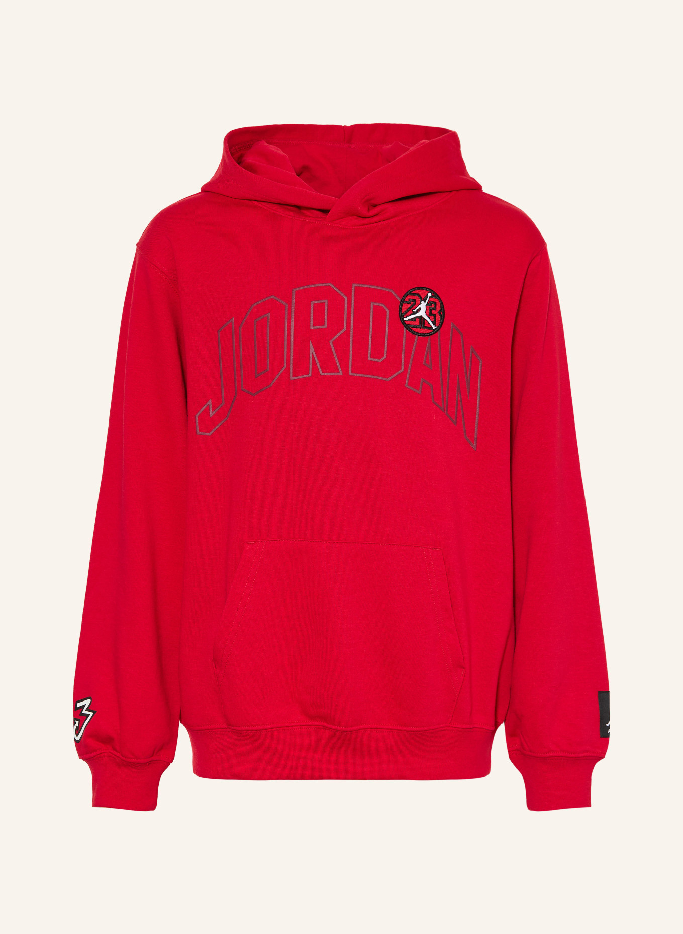 JORDAN Bluza z kapturem MJ DYNASTY: CIEMNOCZERWONY