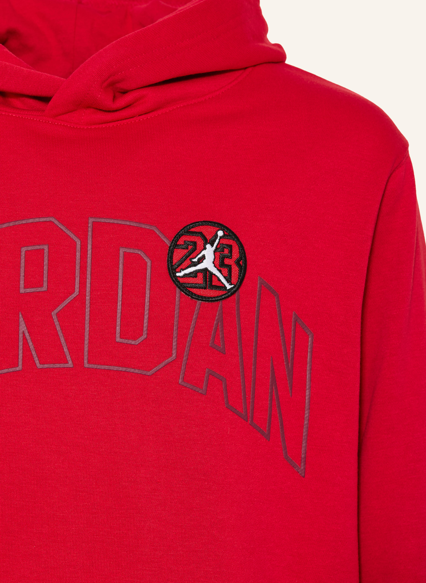 JORDAN Bluza z kapturem MJ DYNASTY: CIEMNOCZERWONY