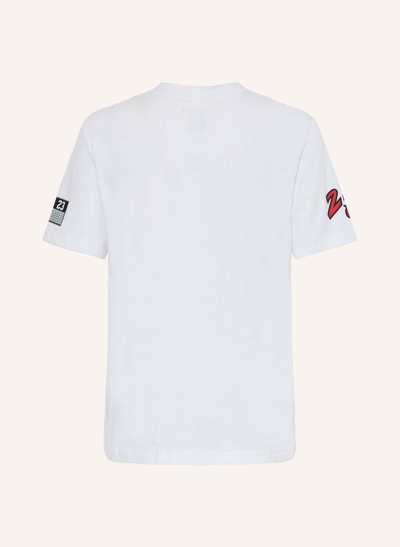 JORDAN T-Shirt DYNASTY PATCH: WEISS / ROT