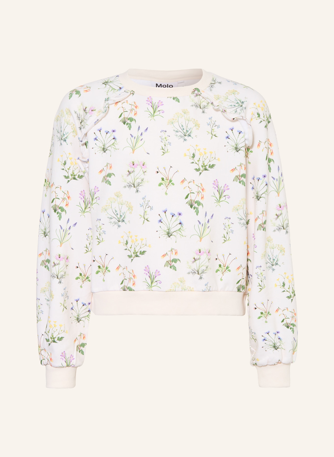 molo Bluza MABEL z falbanami: KREMOWY / ŻÓŁTY / ZIELONY