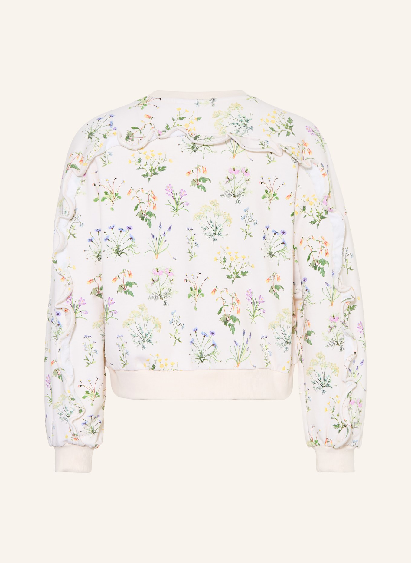 molo Bluza MABEL z falbanami: KREMOWY / ŻÓŁTY / ZIELONY