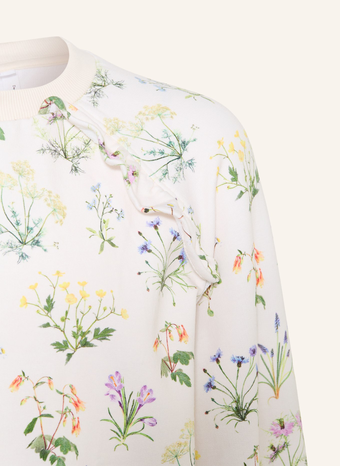 molo Bluza MABEL z falbanami: KREMOWY / ŻÓŁTY / ZIELONY