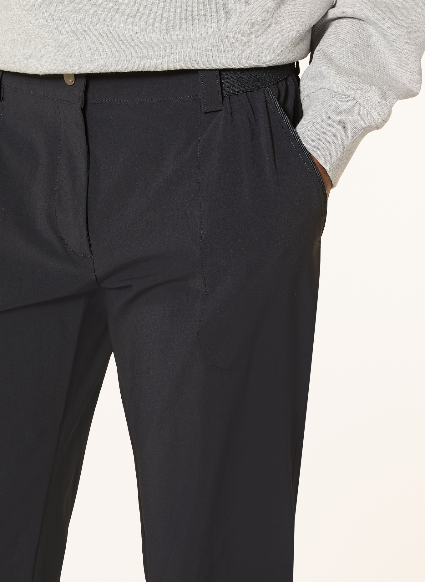 VAUDE Zipp-off-Hose FARLEY STRETCH CAPRI: SCHWARZ